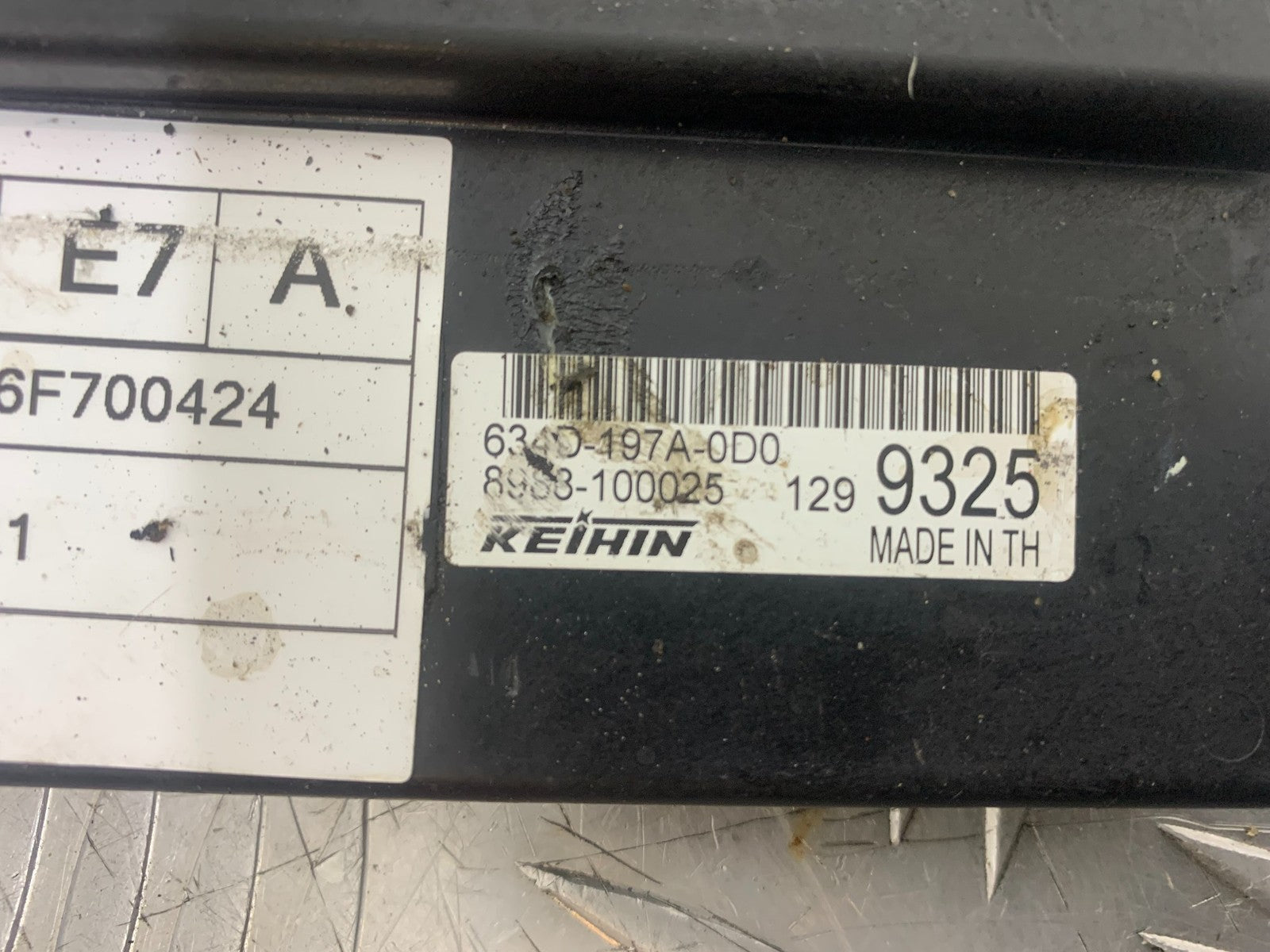 TRIUMPH 675 STREET TRIPLE ECU LOCKS KEYS  2013-2016 (CMB1186)