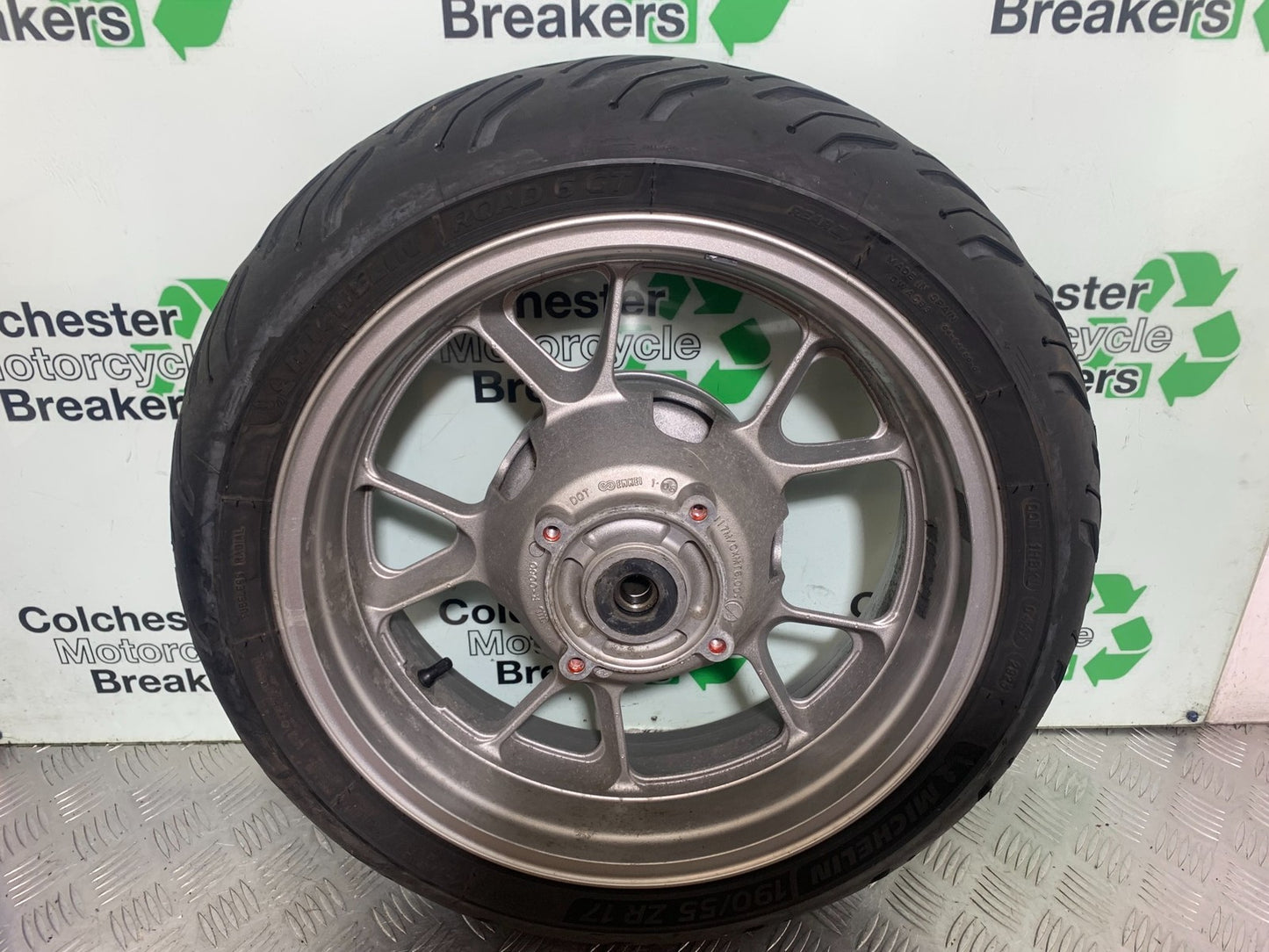 KAWASAKI GTR1400 GTR 1400 REAR WHEEL (GOOD TYRE) YEAR 2007-2009 (CMB1174)
