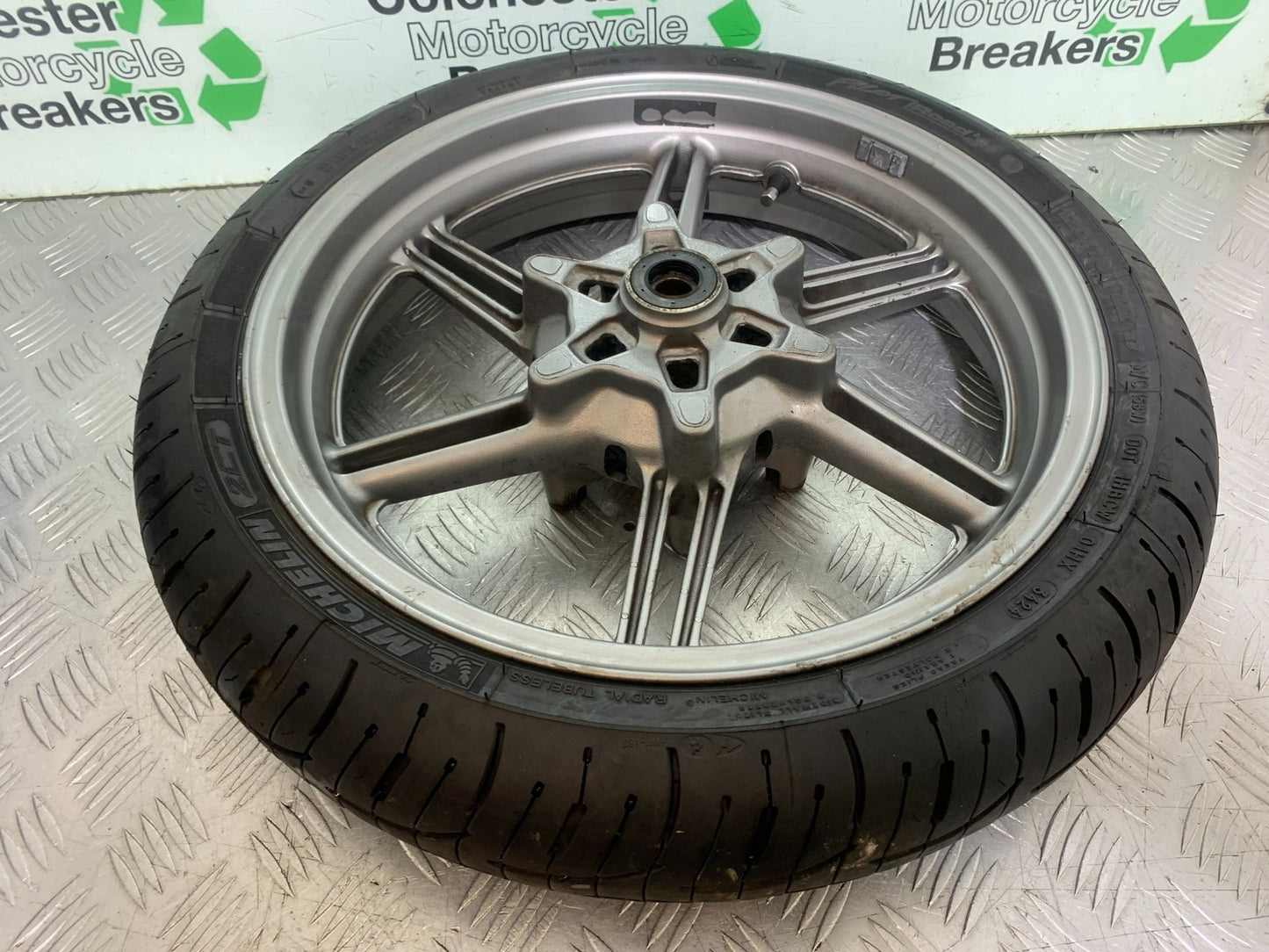 HONDA CBF500 CBF 500 FRONT WHEEL (WITH GOOD TYRE) YEAR 2004-2008  (CMB1294)
