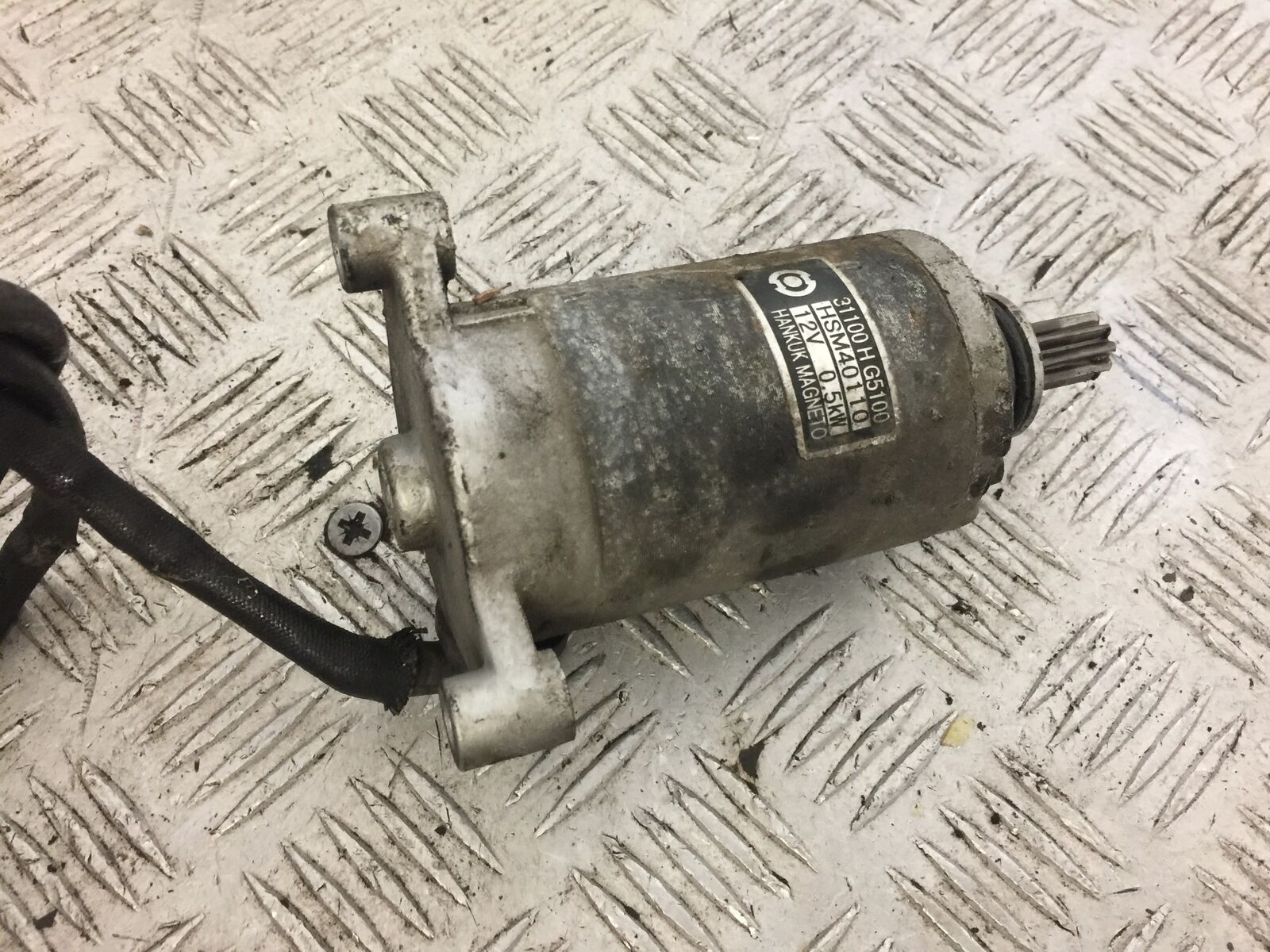 HYOSUNG GT250 COMET STARTER MOTOR  YEAR 2007 (STOCK 682)