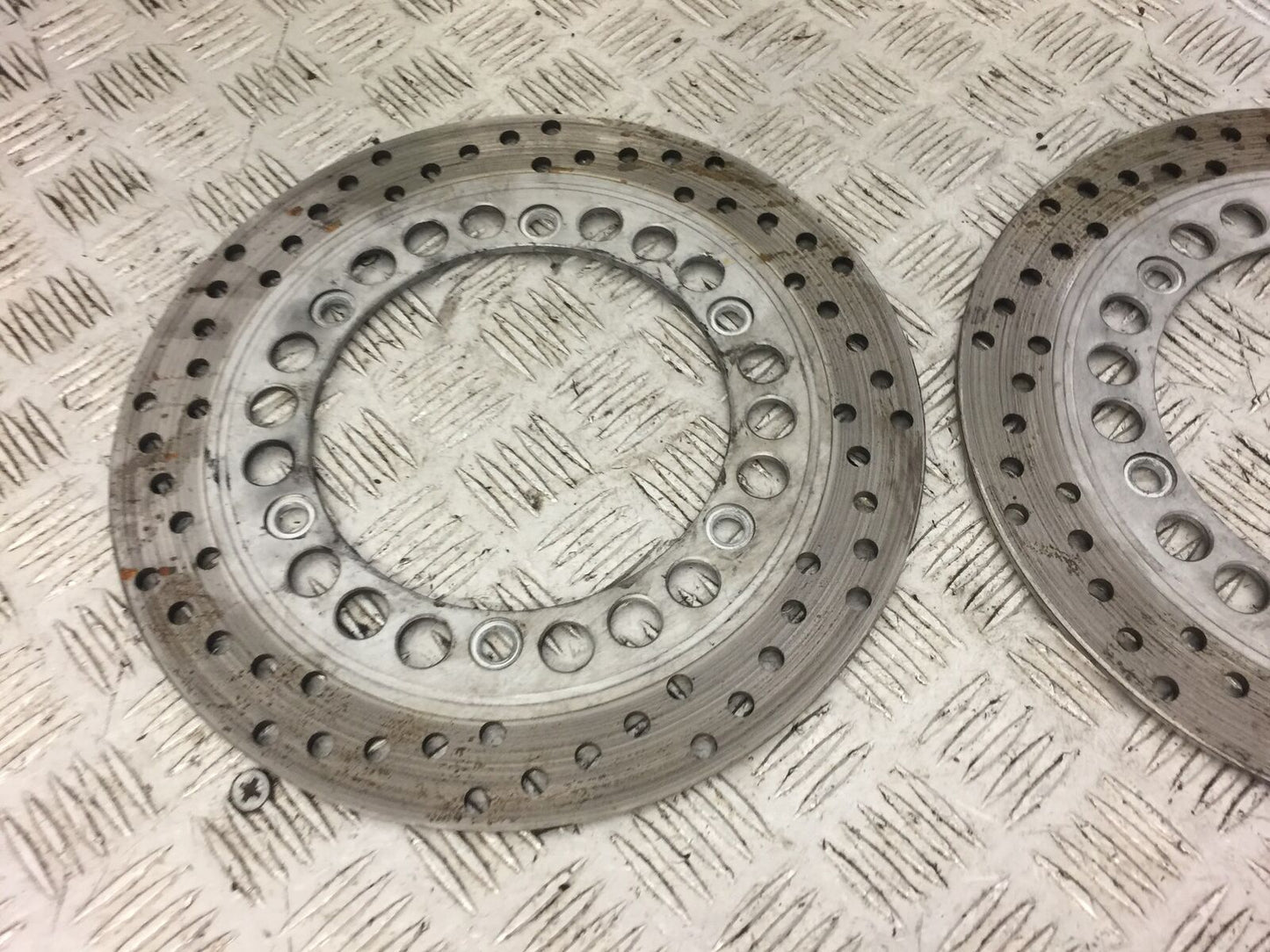 HONDA PC800 PC 800 PACIFIC COAST FRONT BRAKE DISCS YEAR 1998 (STOCK 516)