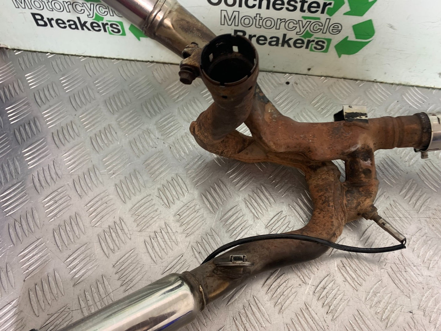 SUZUKI SV1000 SV 1000 S EXHAUST DOWNPIPES YEAR 2003-2007 (CMB1293)