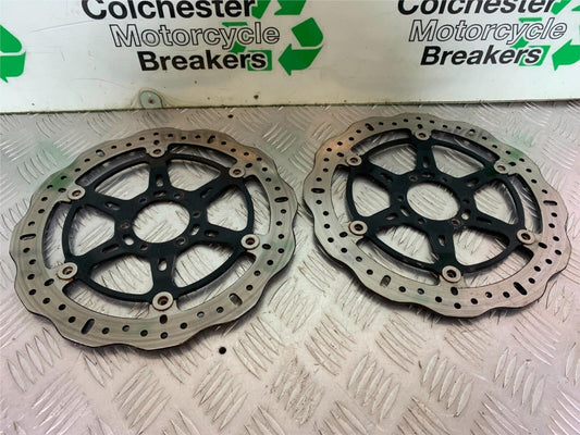 APRILIA SL750 SL 750 SHIVER FRONT BRAKE DISCS  YEAR 2012 (CMB1074)