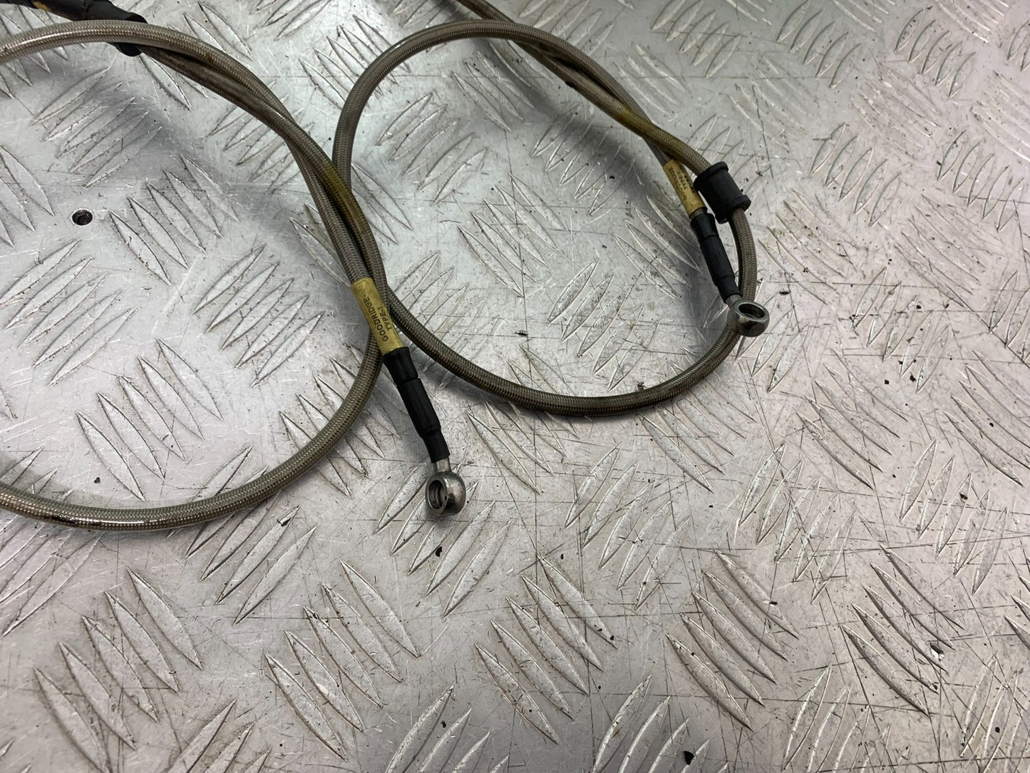 SUZUKI GSF600 GSF 600 BANDIT BRAIDED BRAKE LINES   2000-2004 (CMB1269)