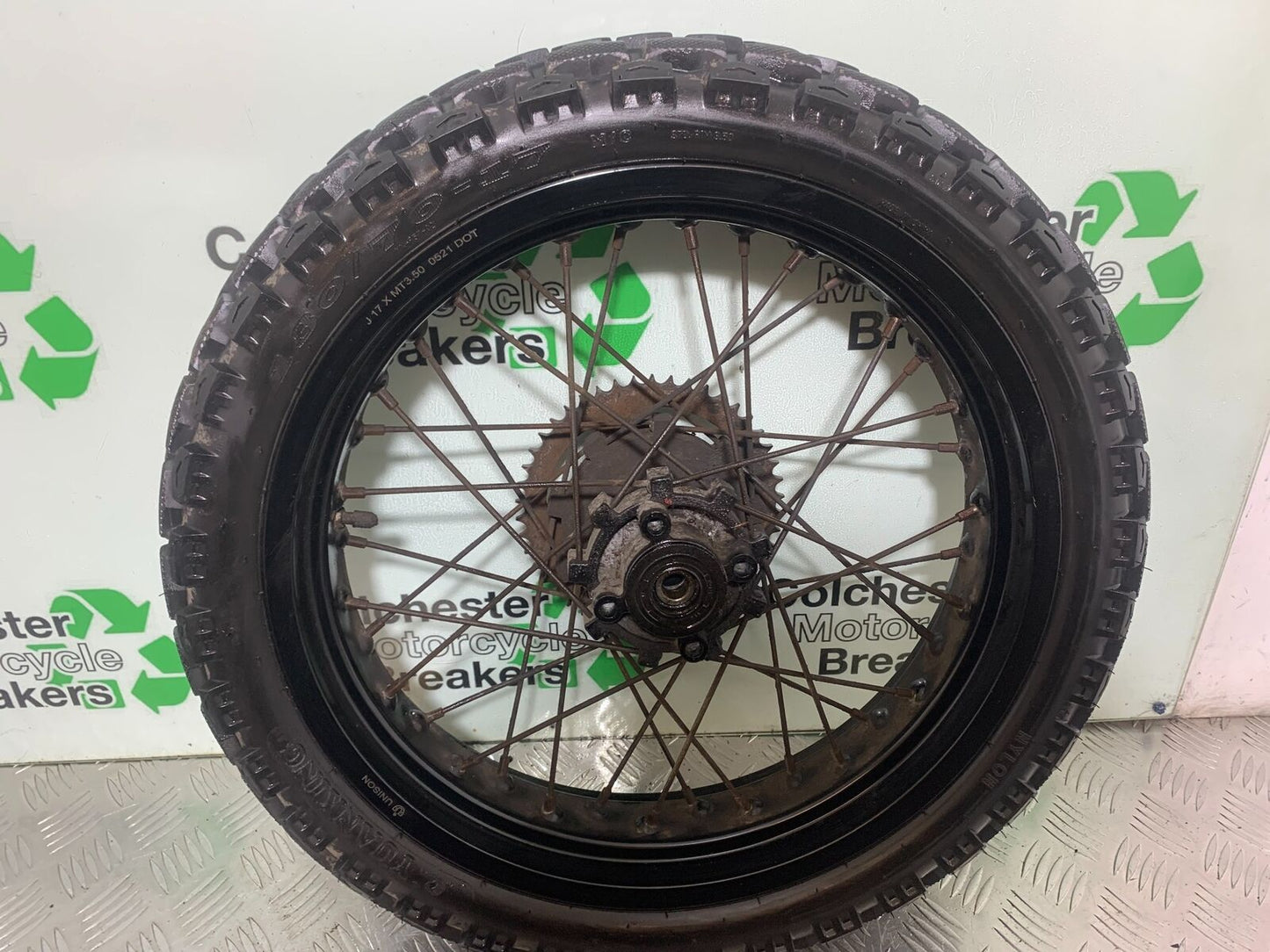 BLUROC LEGEND 125 REAR WHEEL   YEAR 2022  (CMB1041)