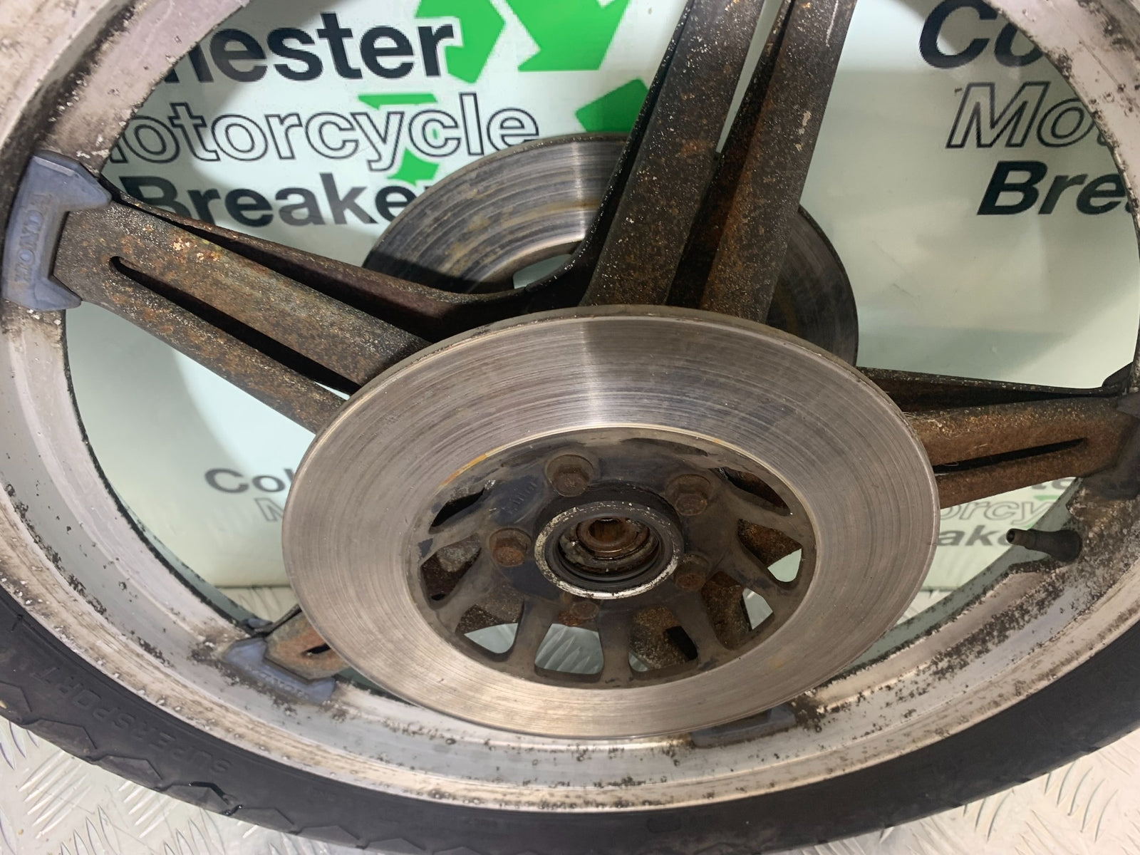 HONDA CX500 CX 500 FRONT WHEEL (NO1)  YEAR 1978 1981 (CMB1137)