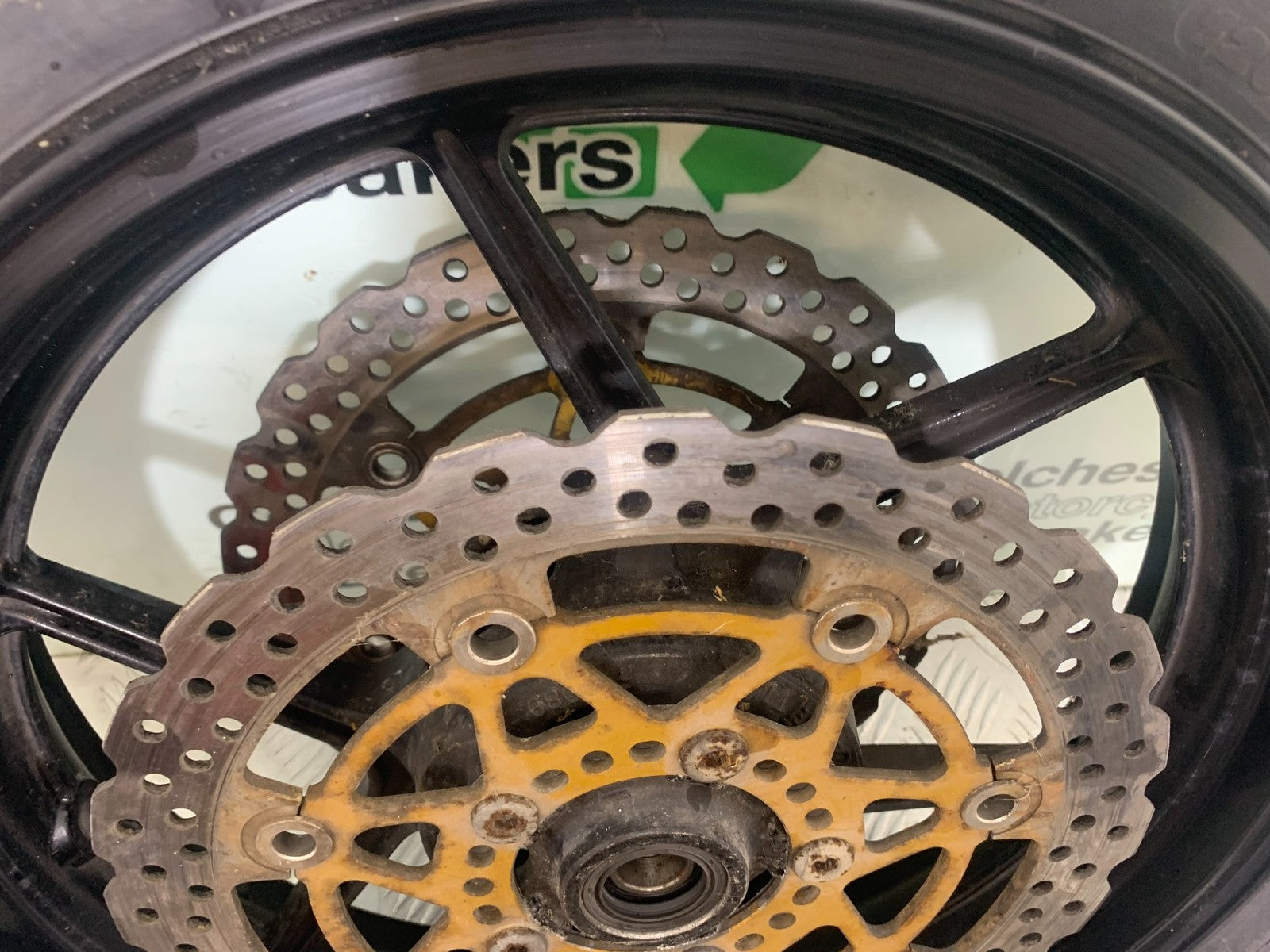 KAWASAKI ER6 F ER6F FRONT WHEEL AND DISCS YEAR 2005-2008 (CMB1277)