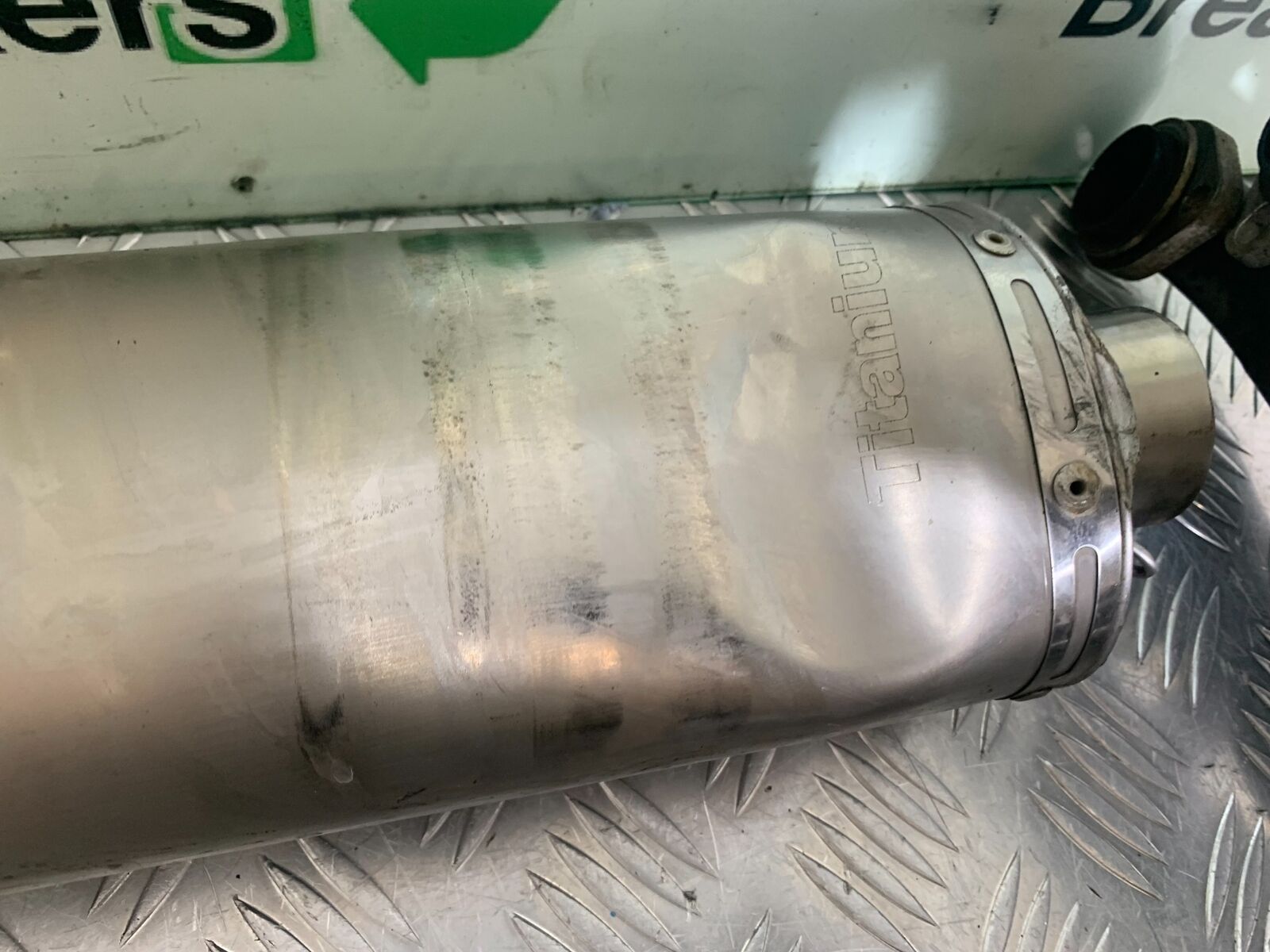 KAWASAKI ZX6R ZX6 J LEO VINCI HI LEVEL EXHAUST (DAMAGED) YEAR 2000 (CMB1129)