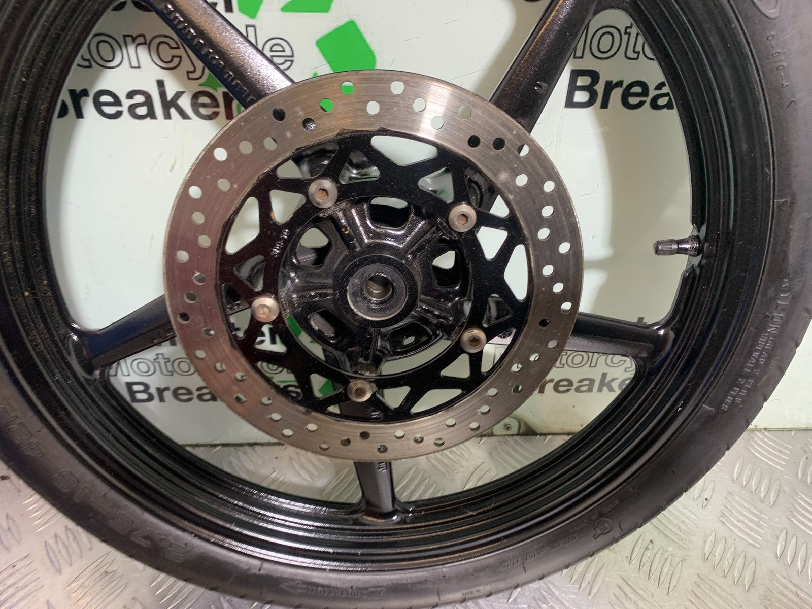 YAMAHA YBR125 YBR 125 FRONT WHEEL AND DISC  YEAR 2010-2017 (CMB1252)