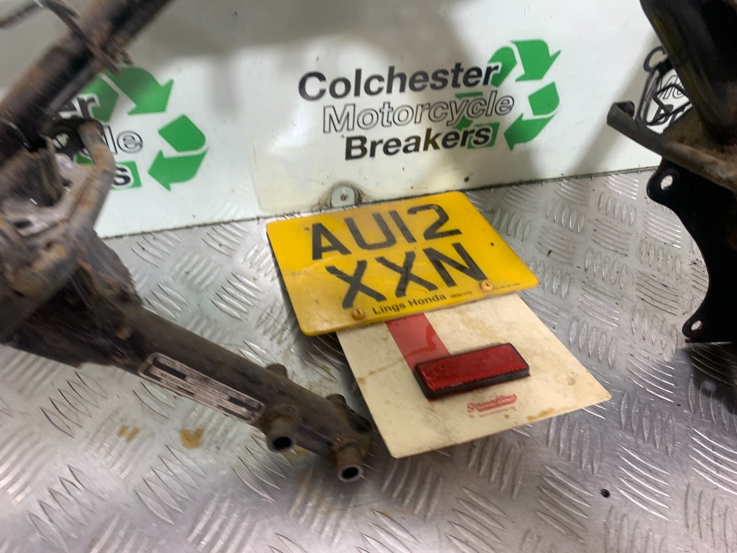 HONDA CBF125 CBF 125 FRAME REG LOG BOOK YEAR 2009-14  (CMB1172)