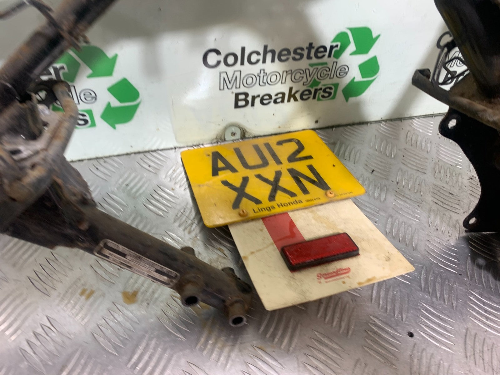 HONDA CBF125 CBF 125 FRAME REG LOG BOOK YEAR 2009-14  (CMB1172)