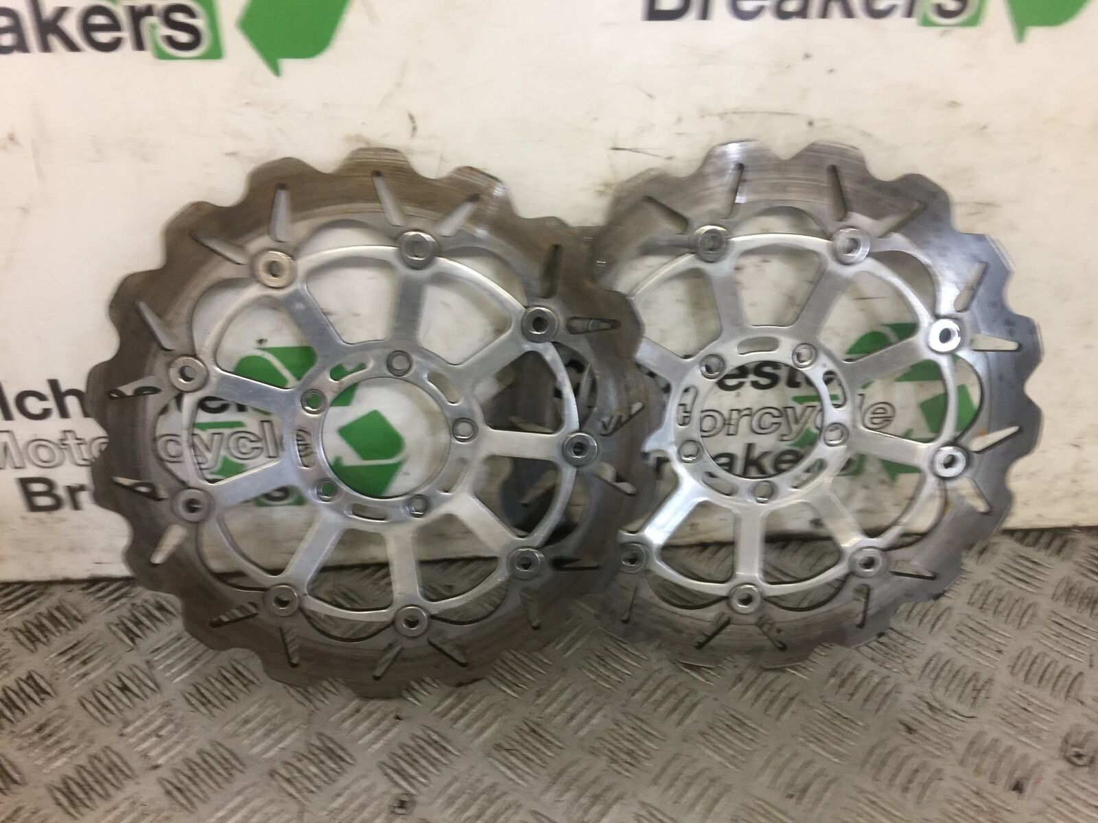 DUCATI 999 BIPOSTO FRONT BRAKE DISCS  YEAR 2004 (STOCK 549)