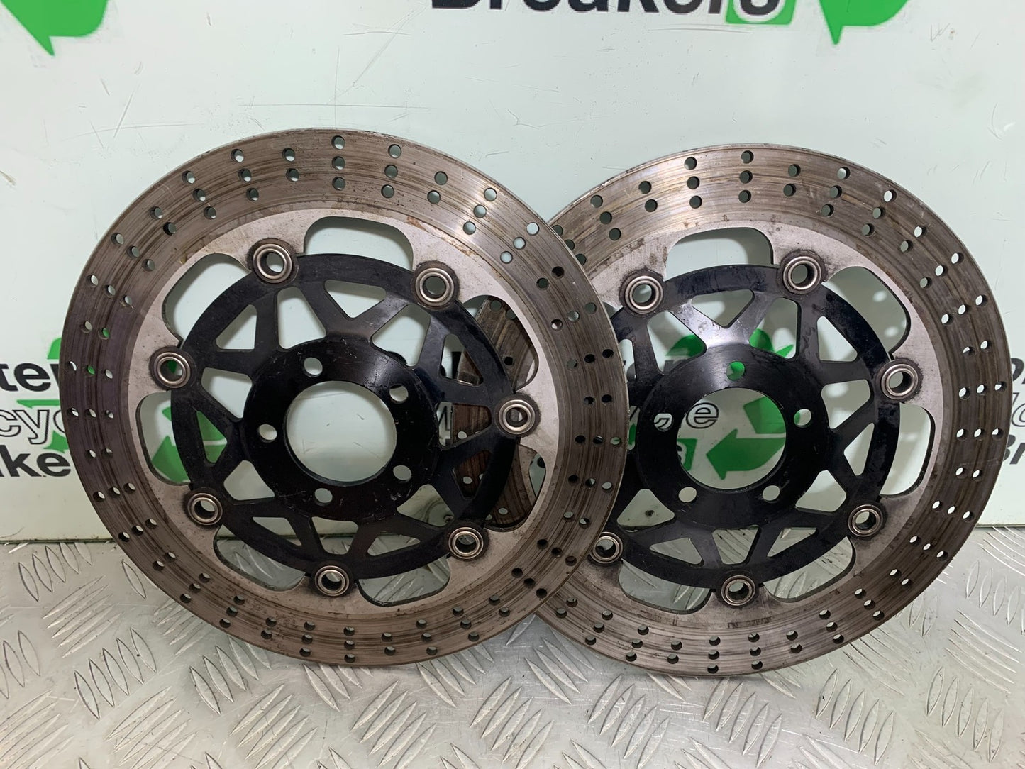 KAWASAKI ZZR1100 D FRONT BRAKE DISCS  YEAR 1993-2001 (CMB1189)