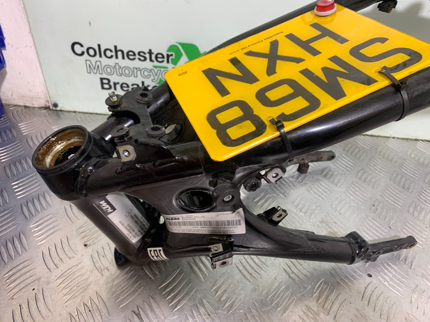 KTM 790 DUKE FRAME REG LOG BOOK  YEAR 2018-2021  (CMB11150)