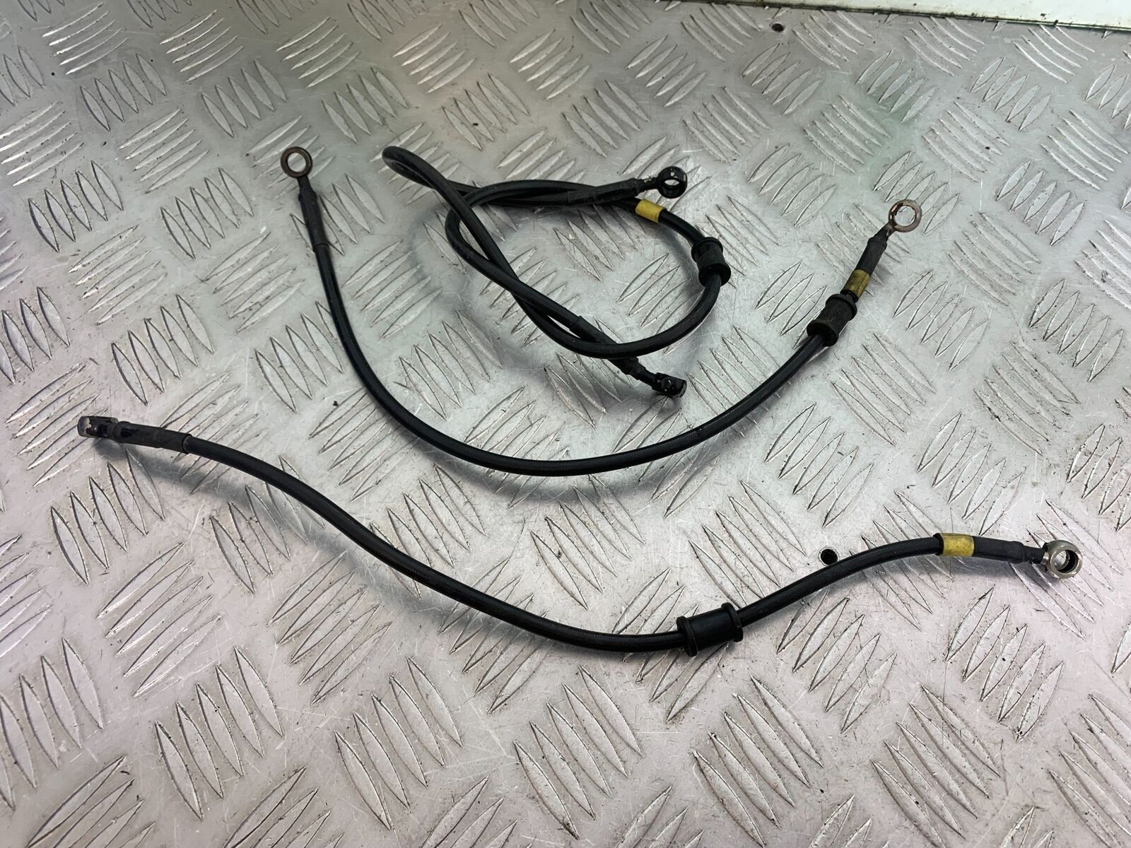 KAWASAKI Z750 Z 750 BRAIDED BRAKE LINES  YEAR 2004-2006  (CMB1104)