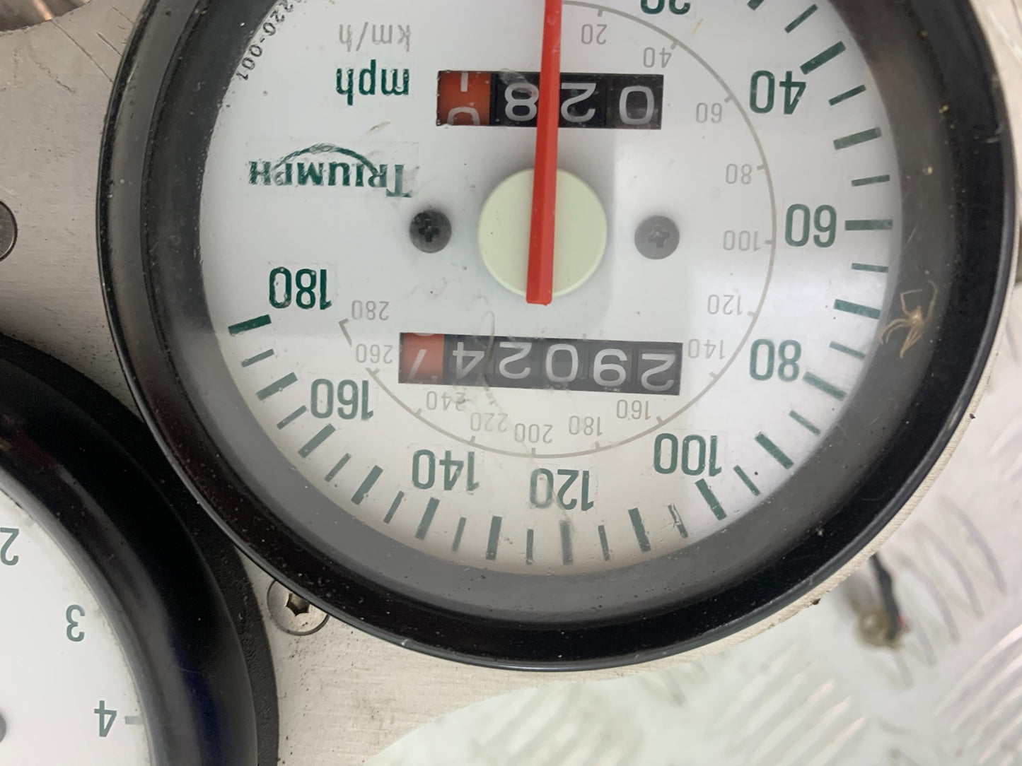 TRIUMPH T509 SPEED TRIPLE CLOCKS SPEEDO DASH   YEAR 1997-1998 (CMB1144)