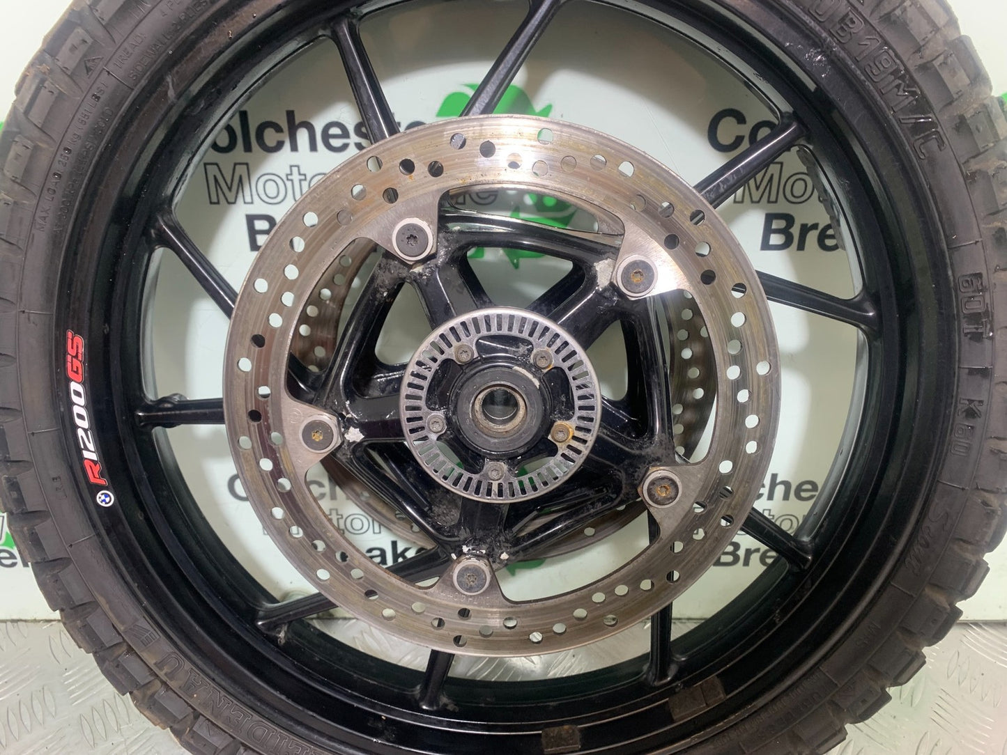 BMW R1200 R 1200 GS FRONT WHEEL AND DISCS  YEAR 2013-2016 (CMB1257)