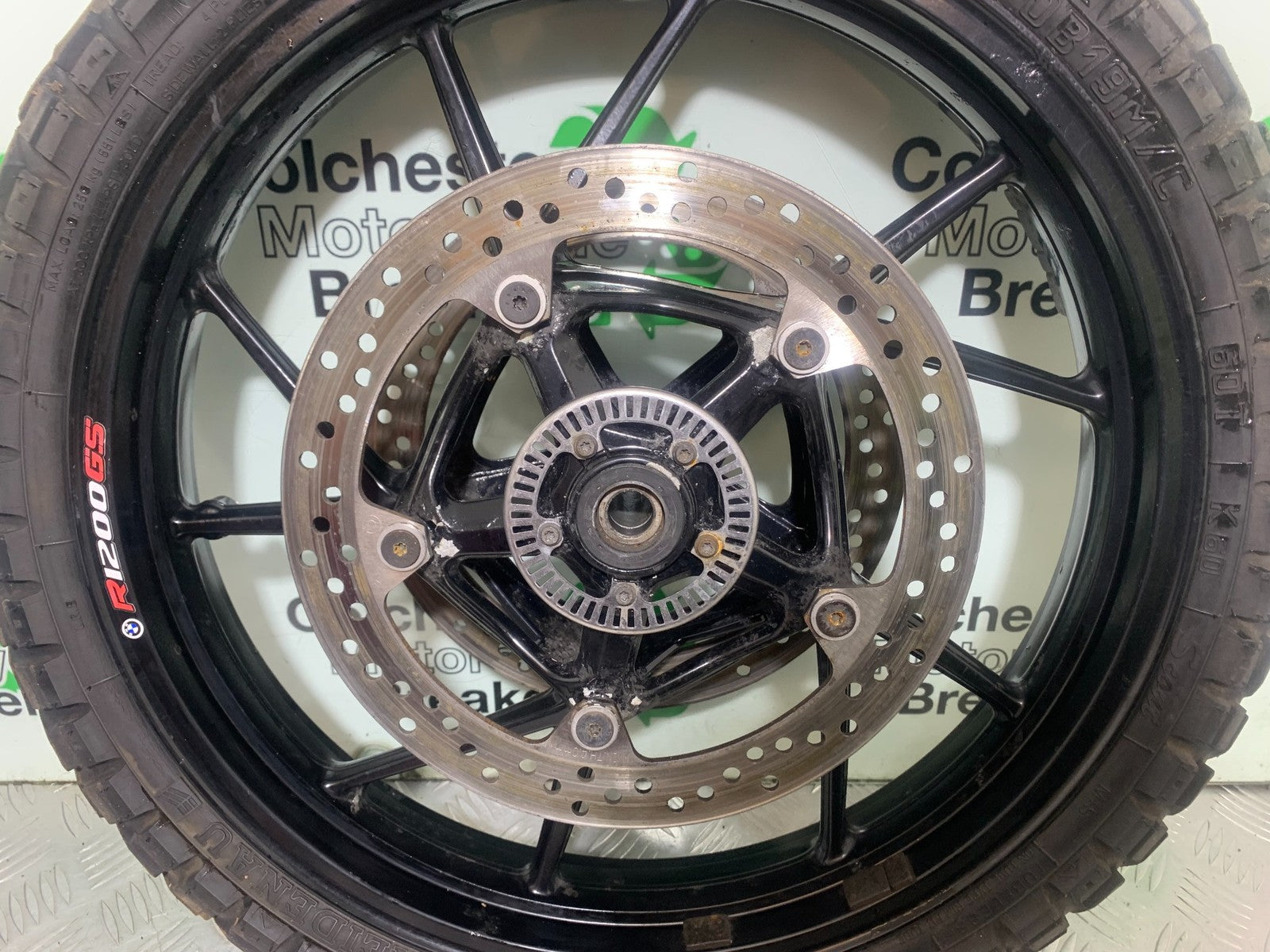 BMW R1200 R 1200 GS FRONT WHEEL AND DISCS  YEAR 2013-2016 (CMB1257)