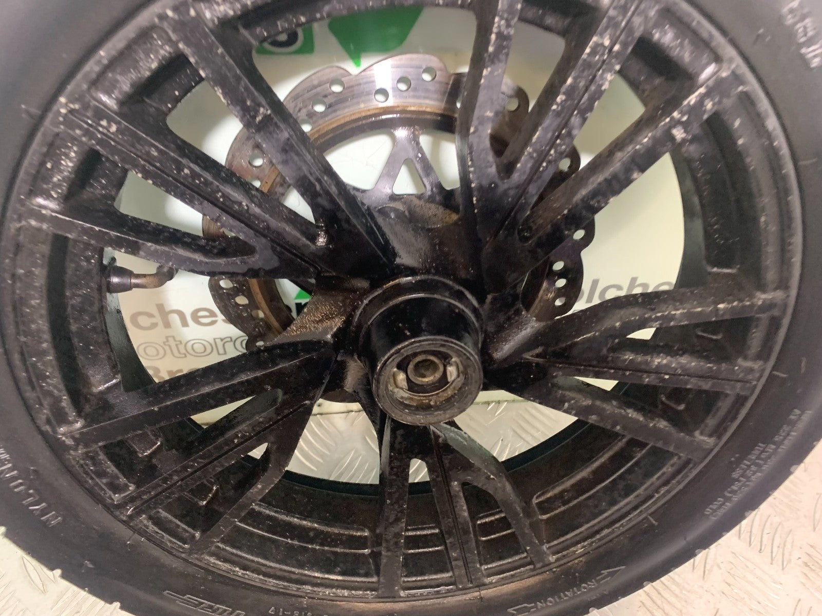 NECO ALEXONE 125 FRONT WHEEL  YEAR 2016-2022  (CMB1273)