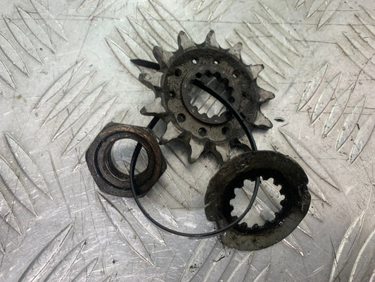 KAWASAKI KXF450 KXF 450 FRONT SPROCKET NUT AND WASHER  YEAR 2009-2015 CMB1217)