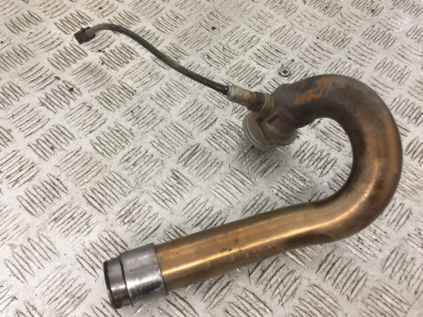 TRIUMPH 900 STREET SCRAMBLER EXHAUST DOWNPIPE  YEAR 2018  (STOCK 896)