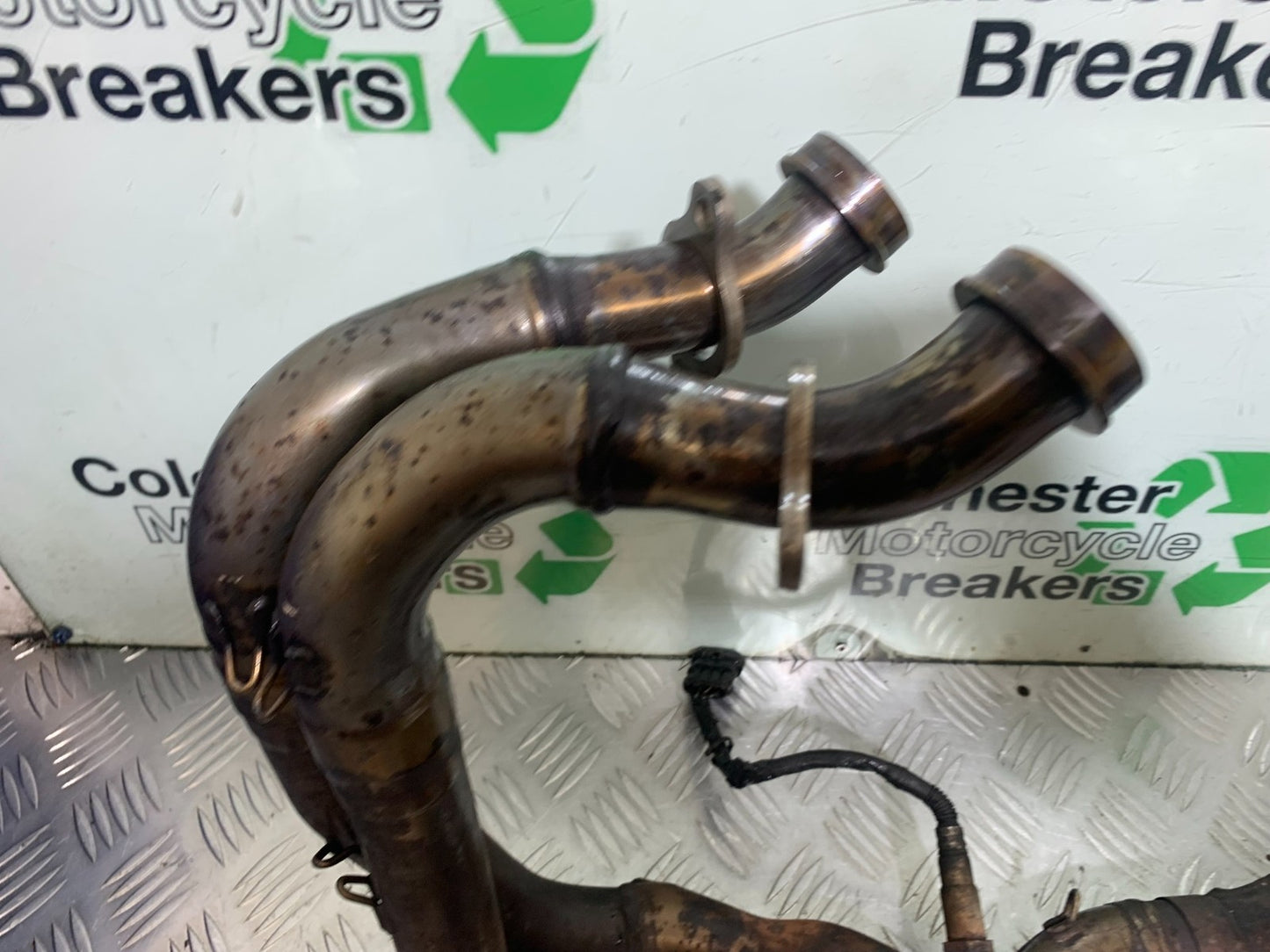 APRILIA TUONO 1000 V4 EXHAUST DOWNPIPES  YEAR 2013-2014  (CMB1239)