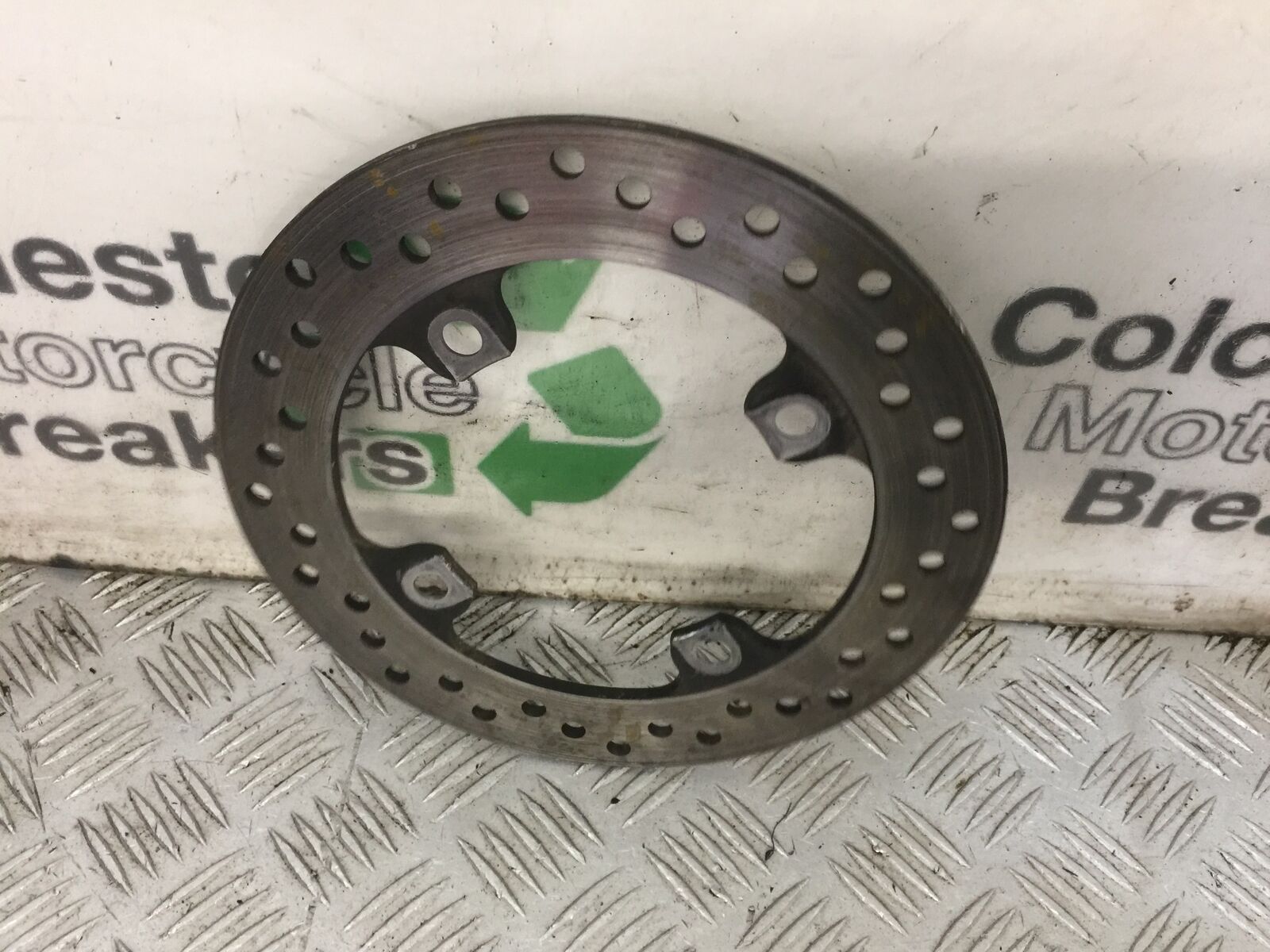 TRIUMPH 675 STREET TRIPLE R REAR BRAKE DISC YEAR 2012 (STOCK 849)