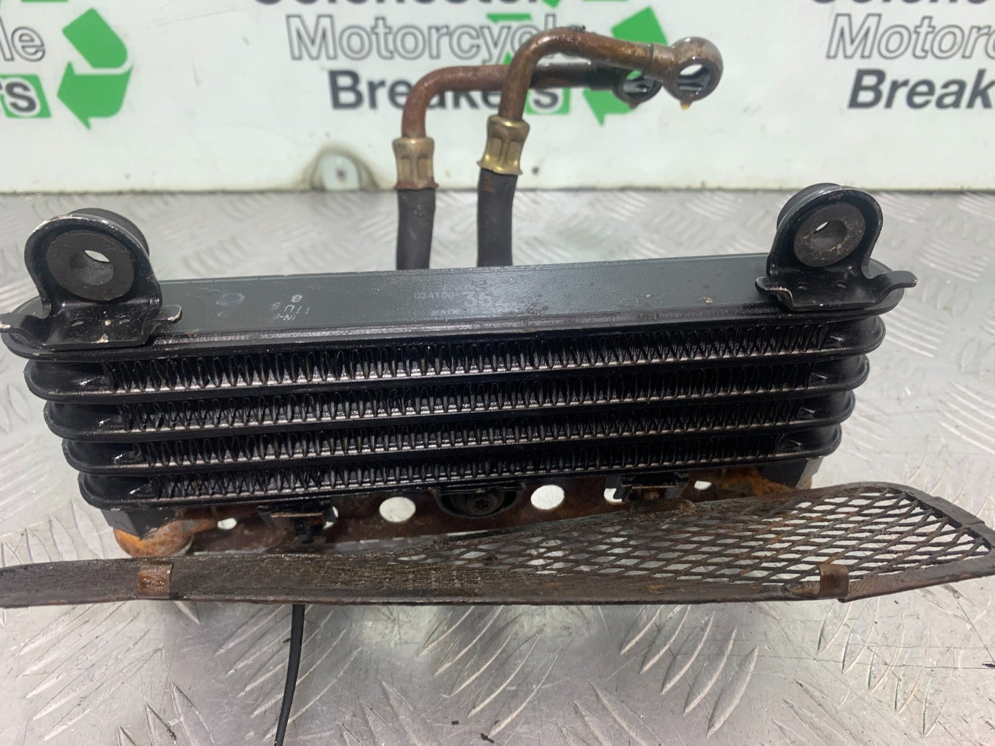 KAWASAKI GPZ600 GPZ 600 OIL COOLER AND LINES  YEAR 1988-90 (CMB1258)