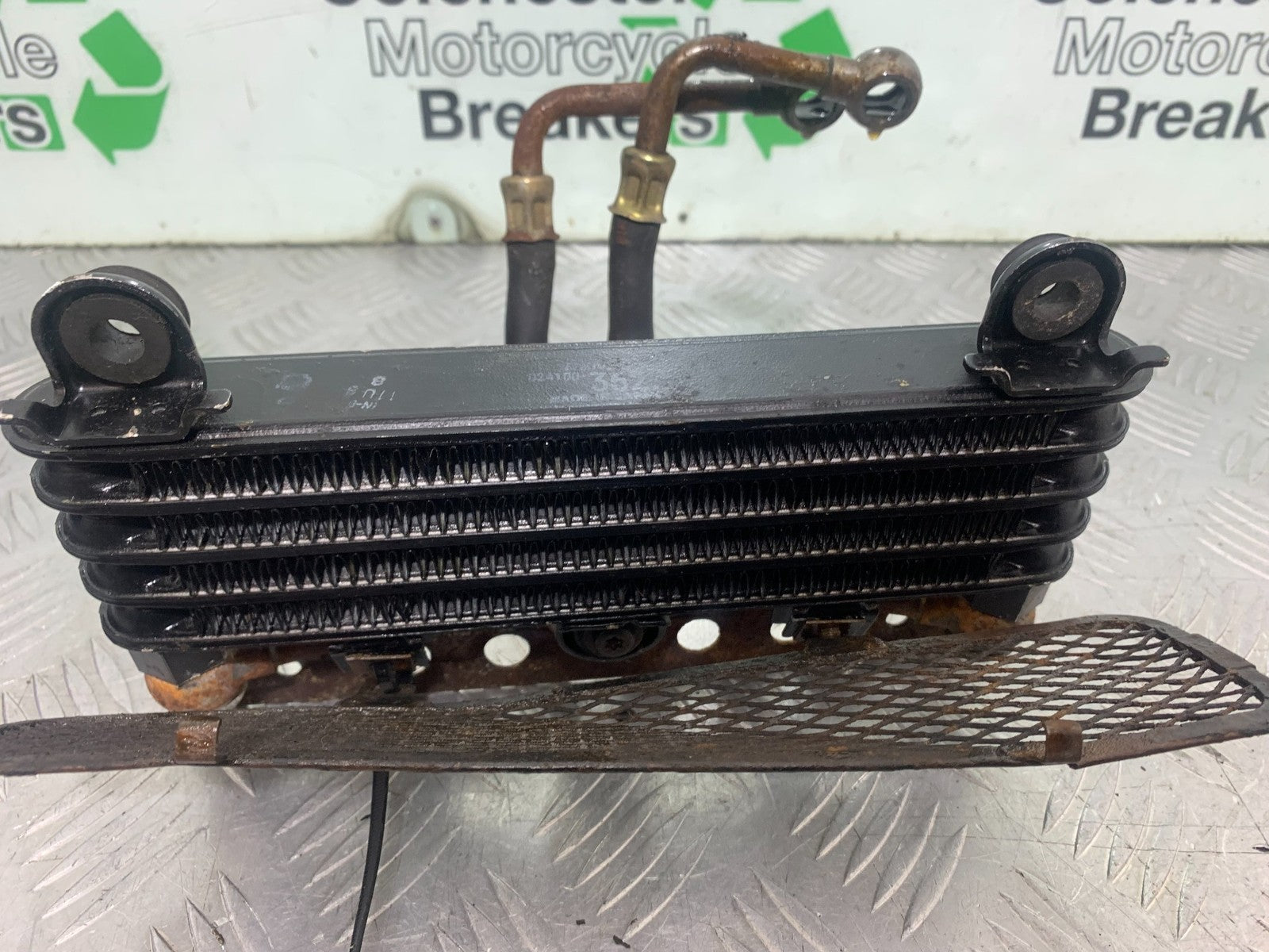 KAWASAKI GPZ600 GPZ 600 OIL COOLER AND LINES  YEAR 1988-90 (CMB1258)