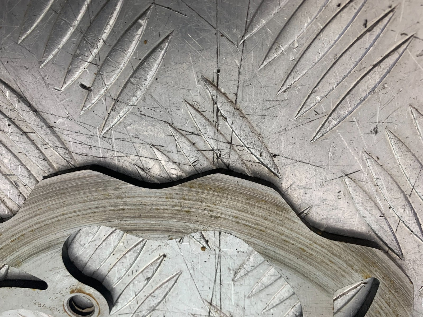 KAWASAKI KXF450 KXF 450 REAR BRAKE DISC YEAR 2013 CMB1217)