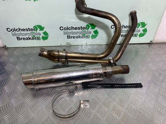 HONDA NTV 650 REVERE DELKEVIC EXHAUST  YEAR 1988-1996 (CMB1025))