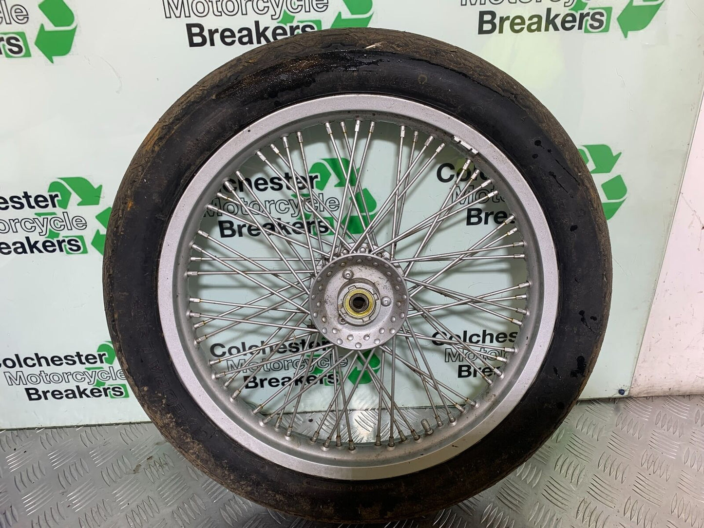 SUZUKI VS1400 VS 1400 INTRUDER FRONT WHEEL  YEAR 1988 (CMB1077)
