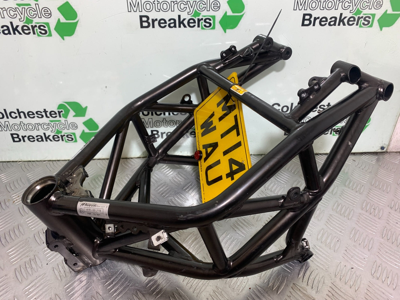MV AGUSTA 800 F3 FRAME REG LOG BOOK   YEAR 2013-2016 (CMB1152)