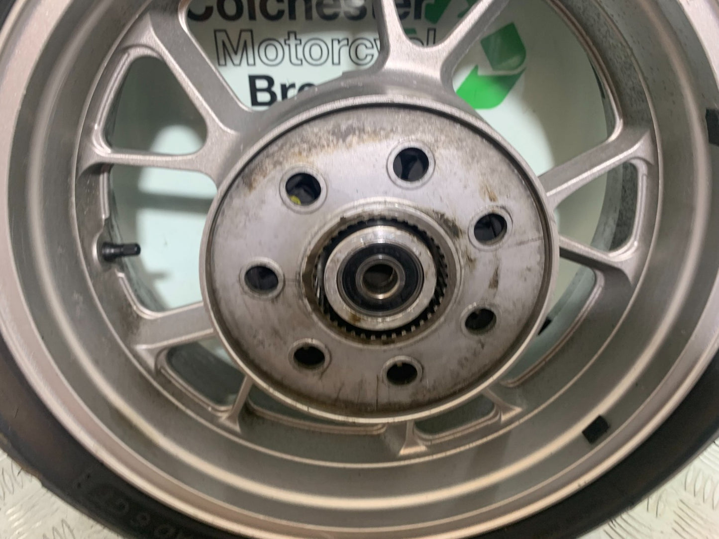 KAWASAKI GTR1400 GTR 1400 REAR WHEEL (GOOD TYRE) YEAR 2007-2009 (CMB1174)