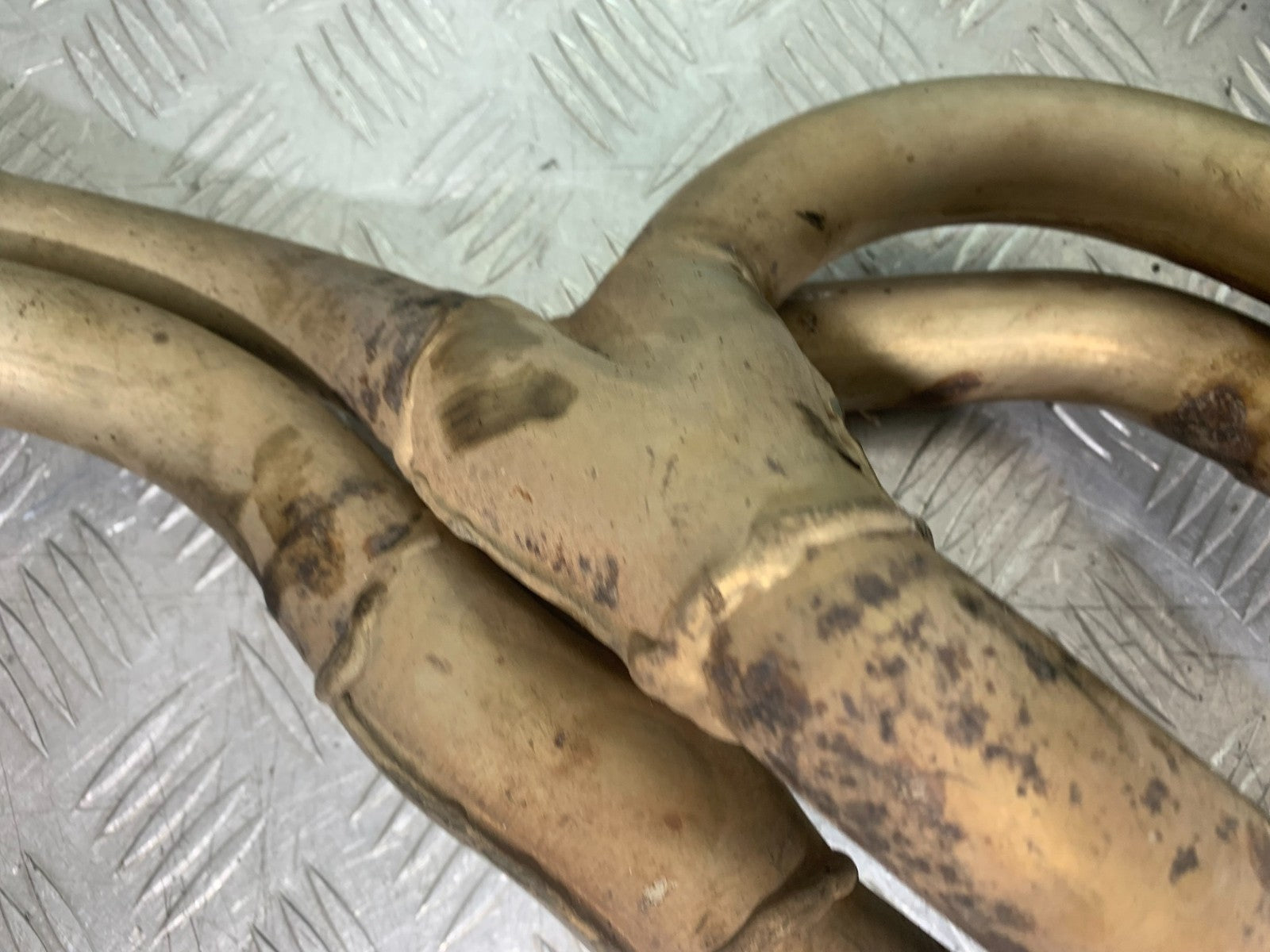 HONDA VFR800 PRE V-TEC EXHAUST DOWNPIPES YEAR 1998-2001 (CMB1233)