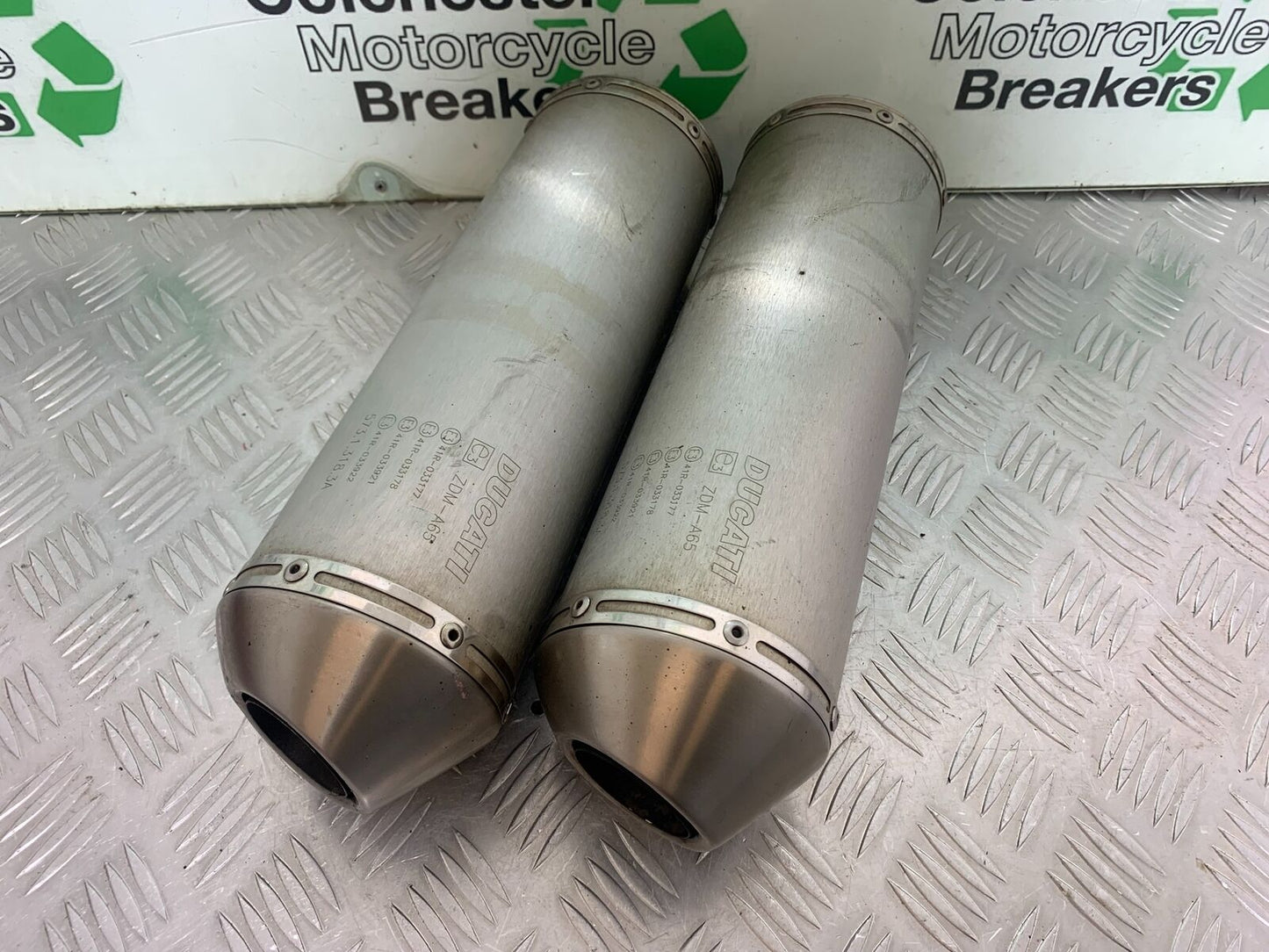 DUCATI STREETFIGHTER 848 SILENCERS  YEAR 2011-2016 (CMB1050)