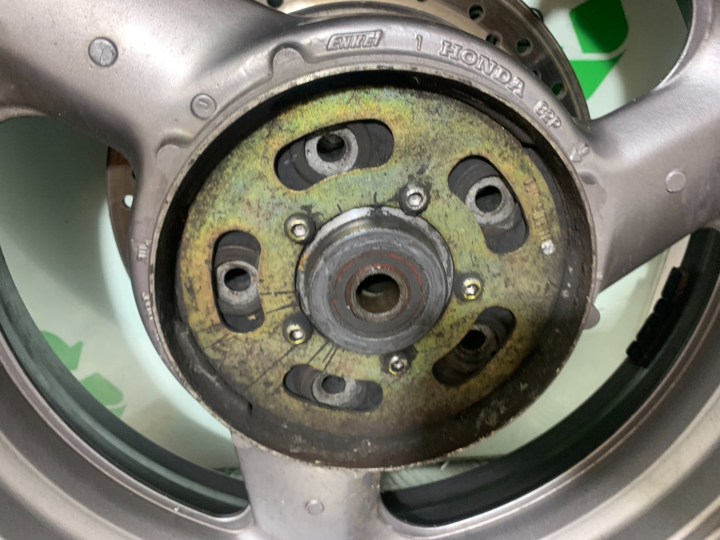 HONDA ST1100 PAN EUROPEAN REAR WHEEL (TYRE WILL PASS MOT) 1993-2001 (CMB1195)