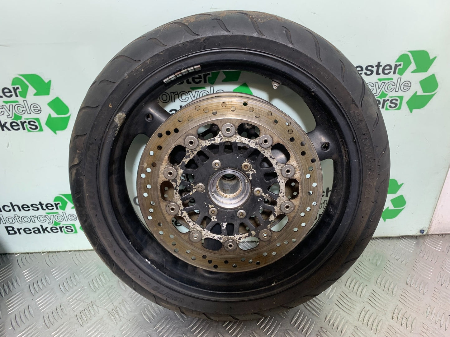 TRIUMPH T509 SPEED TRIPLE FRONT WHEEL  YEAR 1997-1998 (CMB1144)