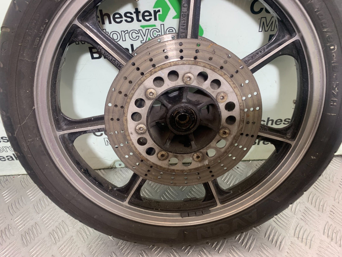 KAWASAKI GT550 GT 550 FRONT WHEEL  YEAR 1989-1994