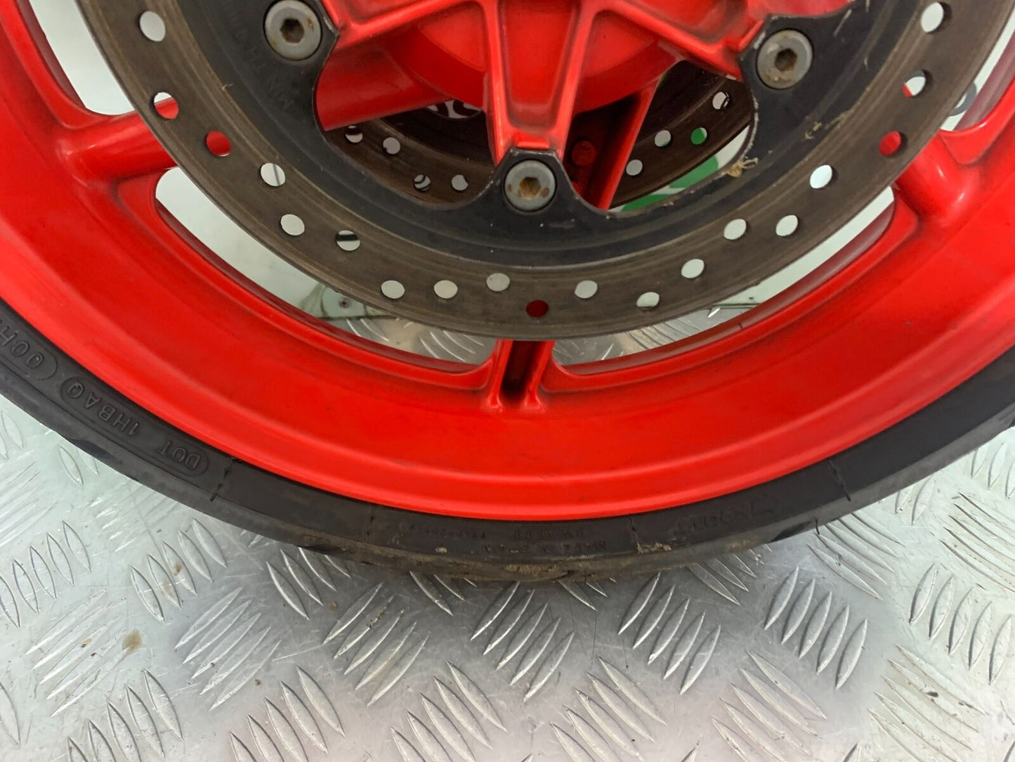 HONDA CBR600 CBR 600 F2 FRONT WHEEL AND DISCS   YEAR 1991-1993 (CMB1114)