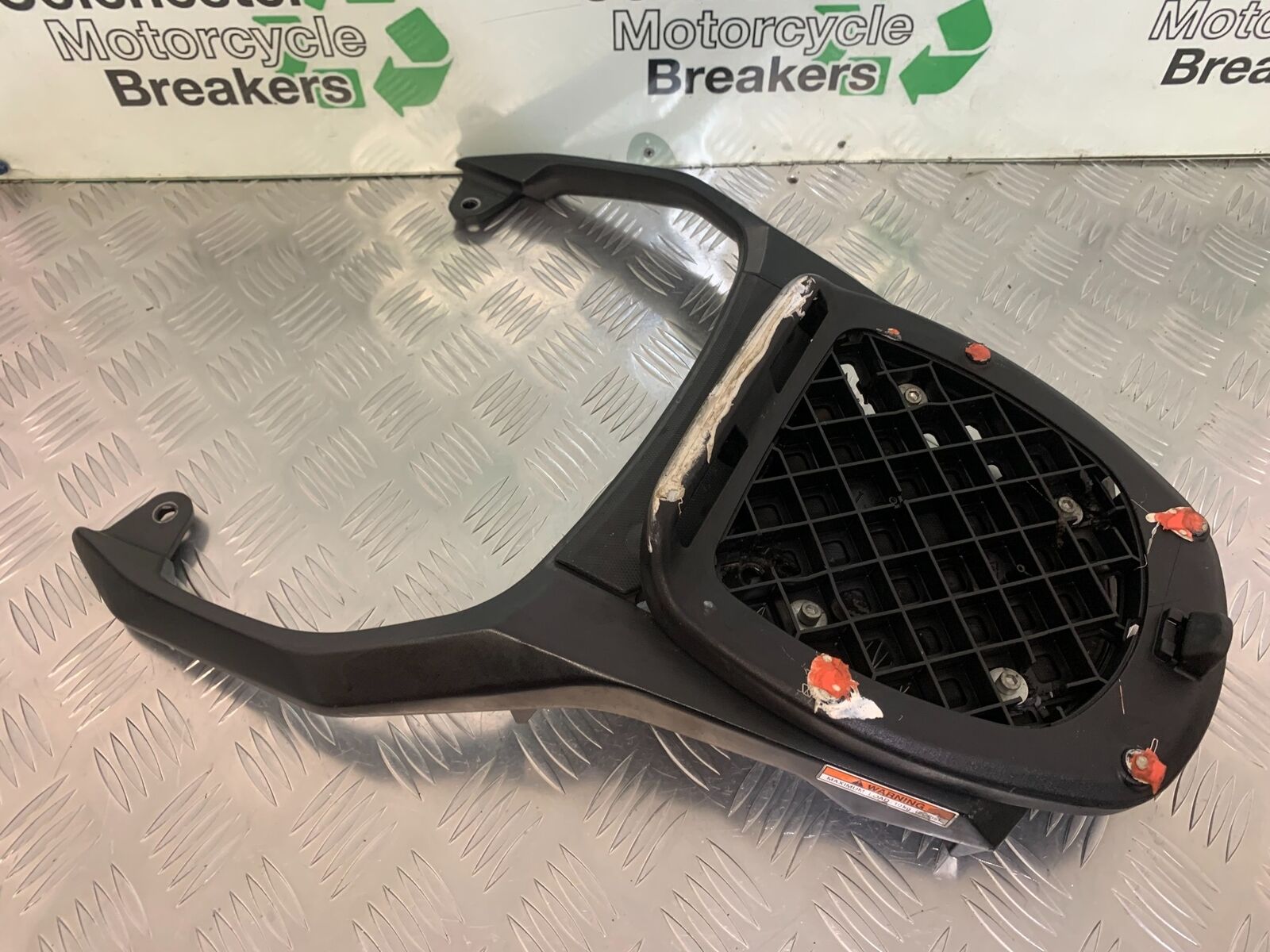 SUZUKI DL 650 V-STROM TOP BOX AND RACK   YEAR 2006 2011 (STOCK 954)