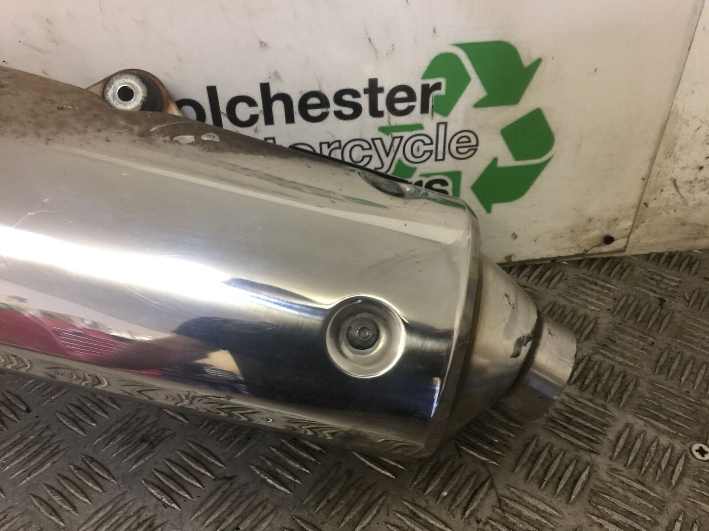 HONDA XL1000 VARADERO LEFT SILENCER  YEAR 2002 (STOCK 595)