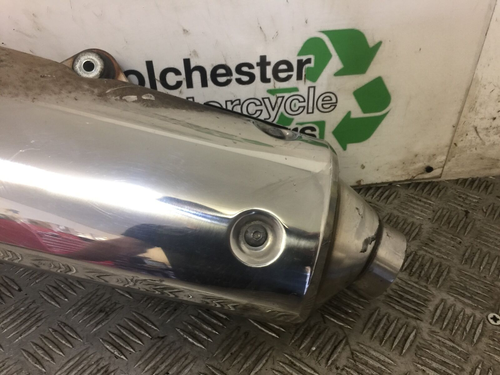 HONDA XL1000 VARADERO LEFT SILENCER  YEAR 2002 (STOCK 595)