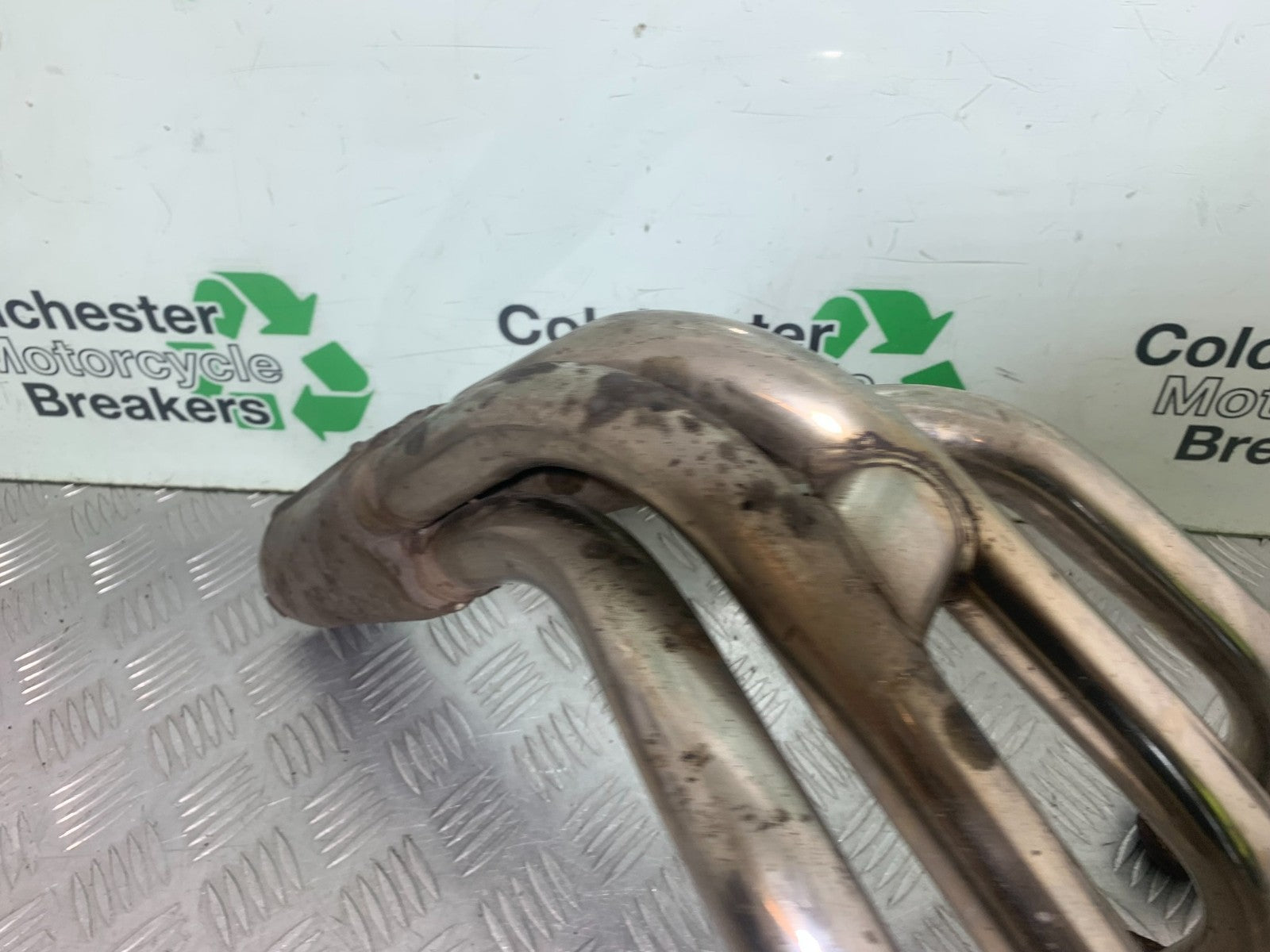 SUZUKI GSX750 INAZUMA DOWNPIPES (DAMAGED) YEAR 1998-2003 (CMB1308)