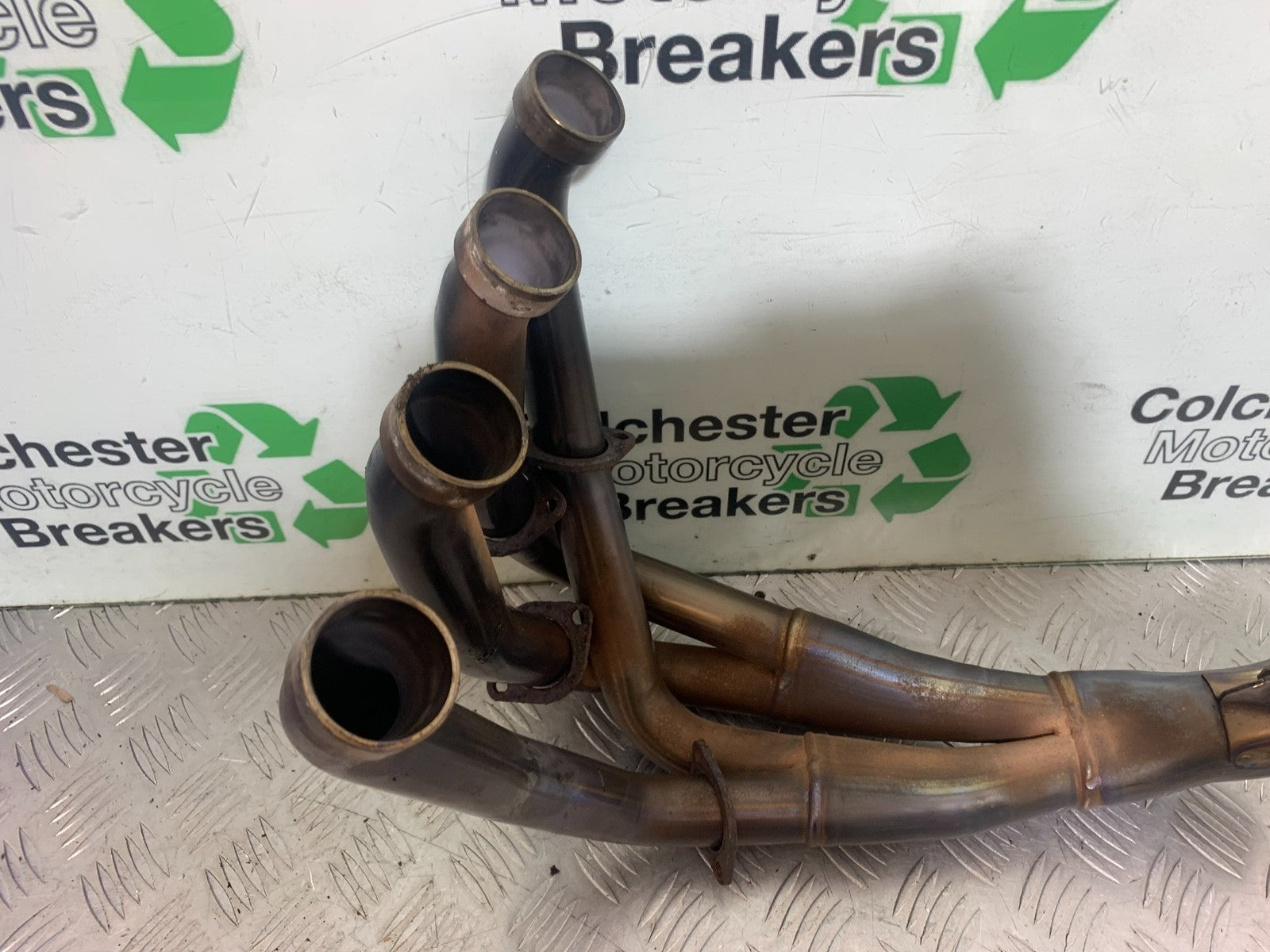 YAMAHA YZF R1 14 B BIG BANG EXHAUST DOWNPIPES   2009-14 (CMB1175)