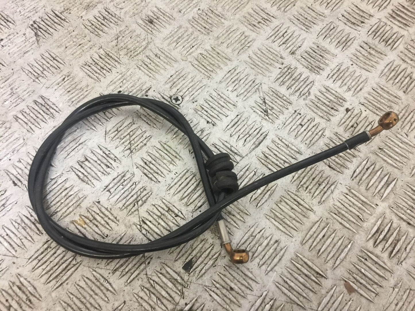 KAWASAKI VN900 CLASSIC BRAIDED FRONT BRAKE LINE YEAR 2006-2015 (STOCK 706)