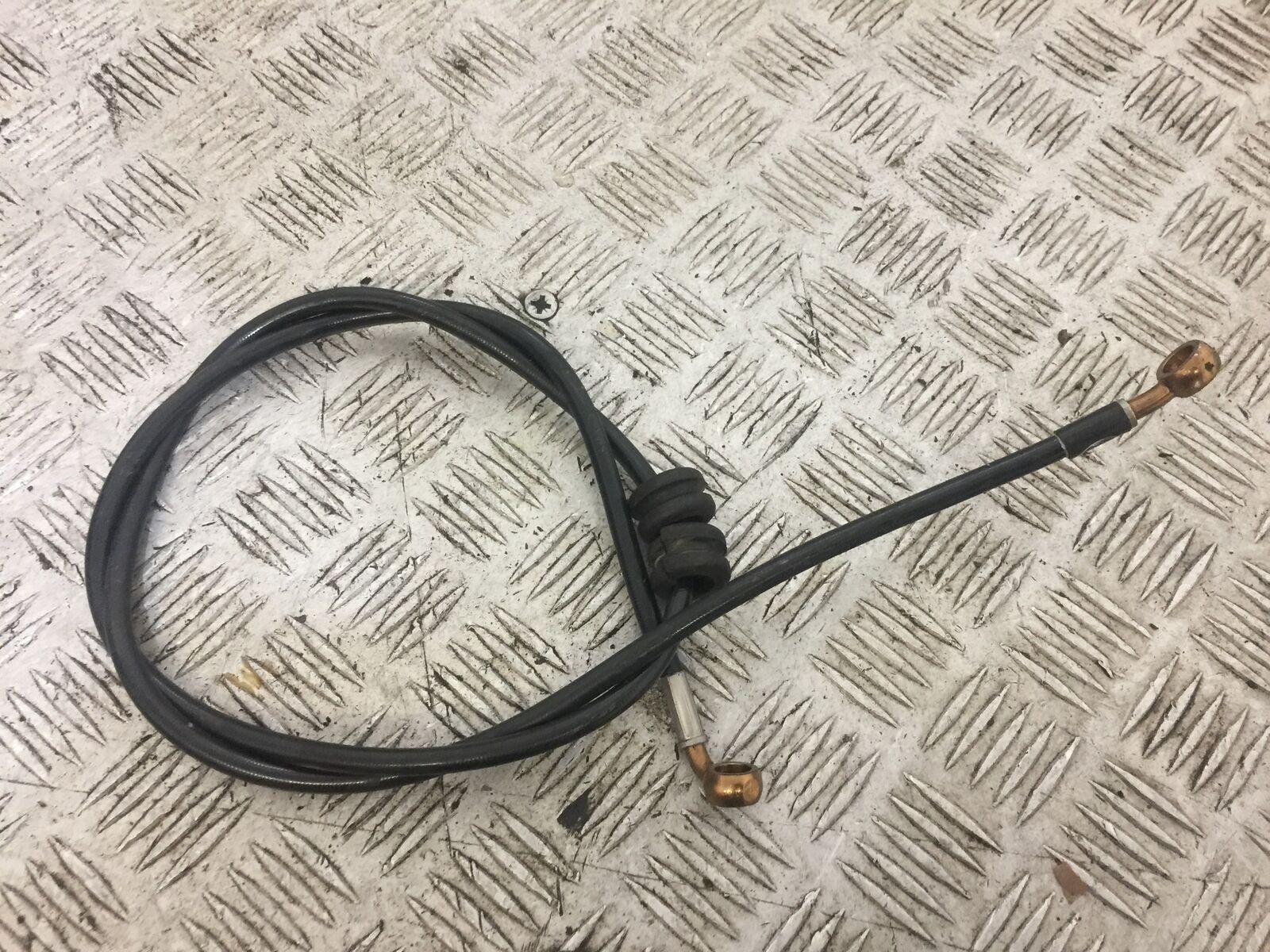KAWASAKI VN900 CLASSIC BRAIDED FRONT BRAKE LINE YEAR 2006-2015 (STOCK 706)