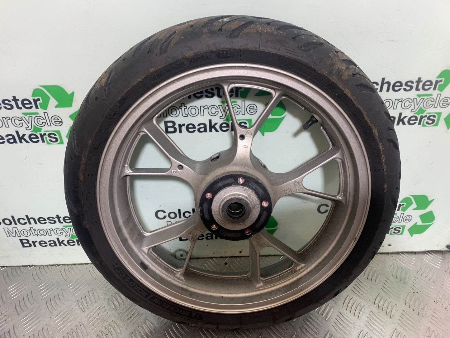 KAWASAKI GTR1400 GTR 1400 FRONT WHEEL (GOOD TYRE) YEAR 2007-2009 (CMB1174)