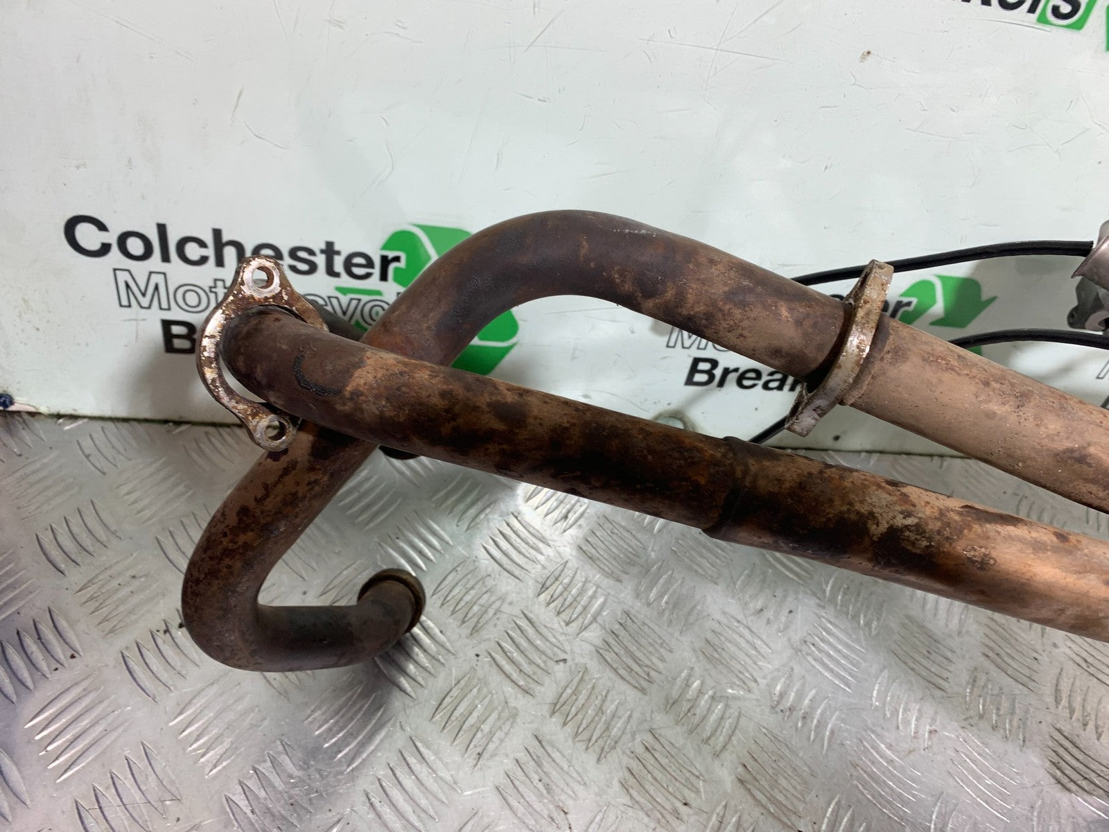 HONDA VFR800 VFR 800 V-TEC EXHAUST DOWNPIPES   YEAR 2002 -09 (CMB1296)