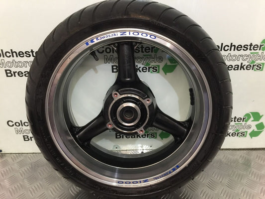 KAWASAKI Z1000 Z 1000 REAR WHEEL   YEAR 2007-2009  (STOCK 927)